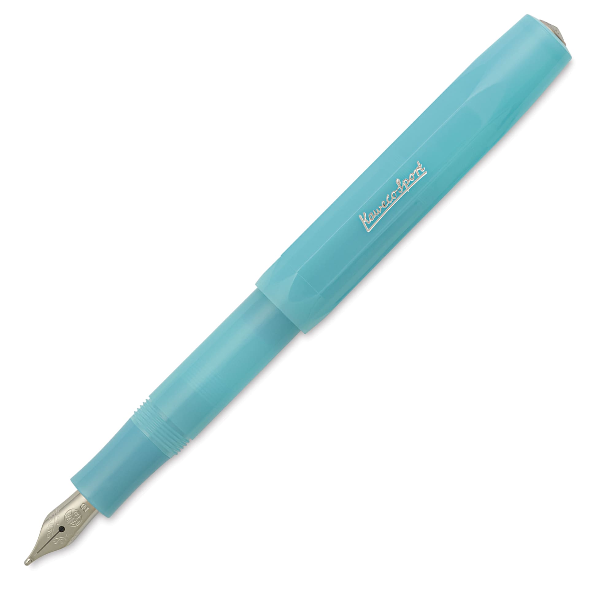 Kaweco Frosted Sport Fountain Pen - Light Blueberry, Extra-Broad