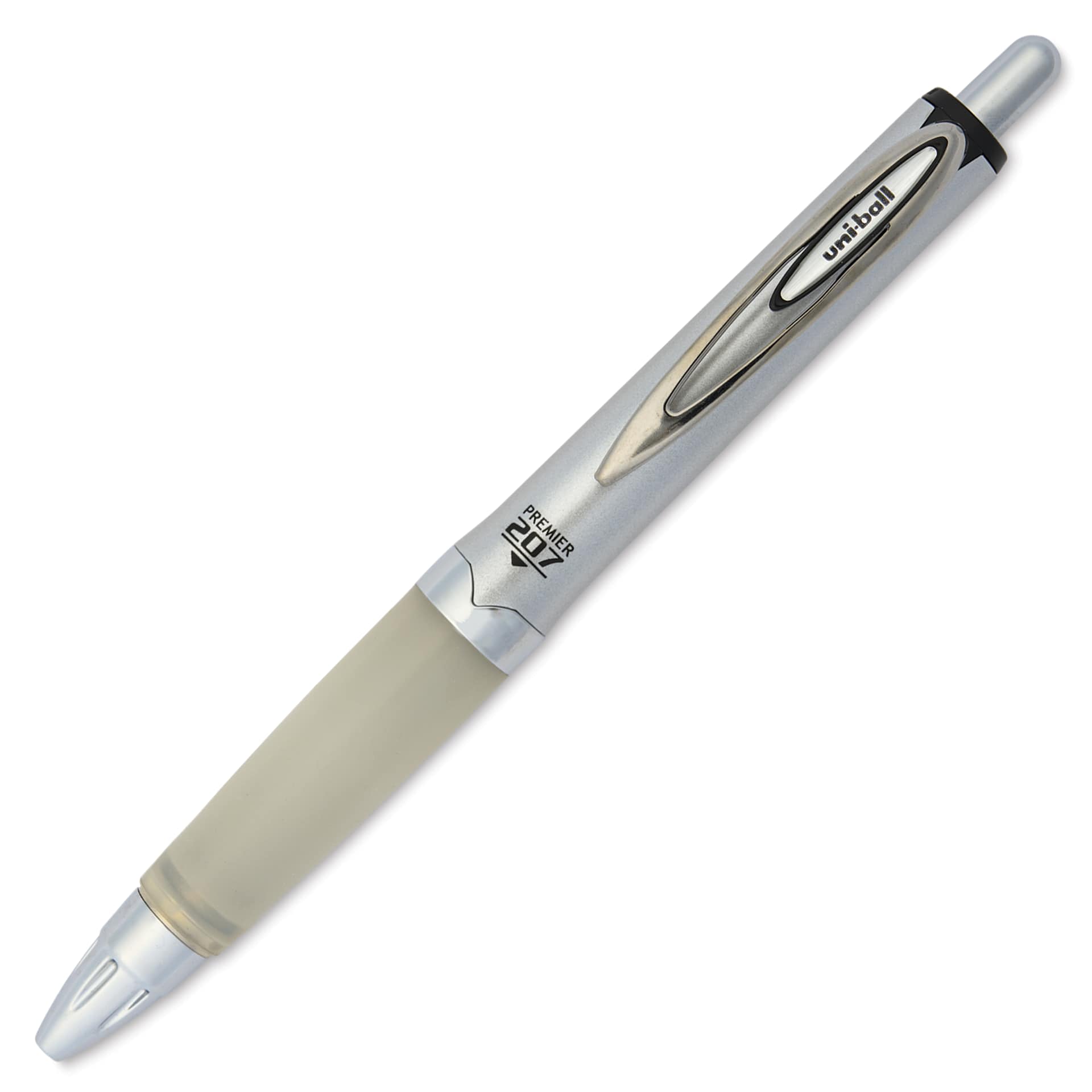 Uni-Ball Signo 207 Premier Retractable Rollerball Gel Pen - Medium Tip, retracted
