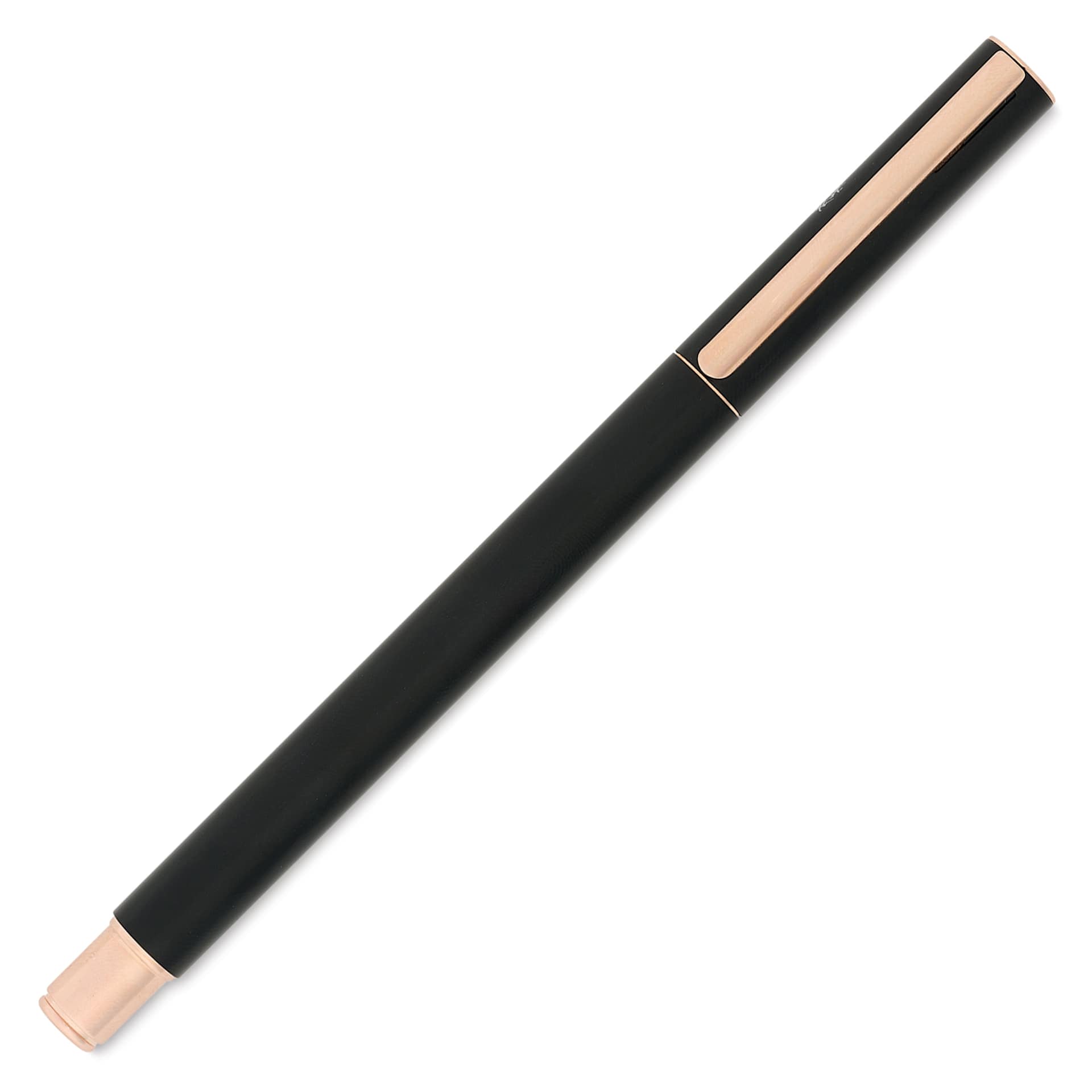 Faber-Castell Neo Slim Fountain Pen - Black Matte and Rose Gold, Extra Fine Tip