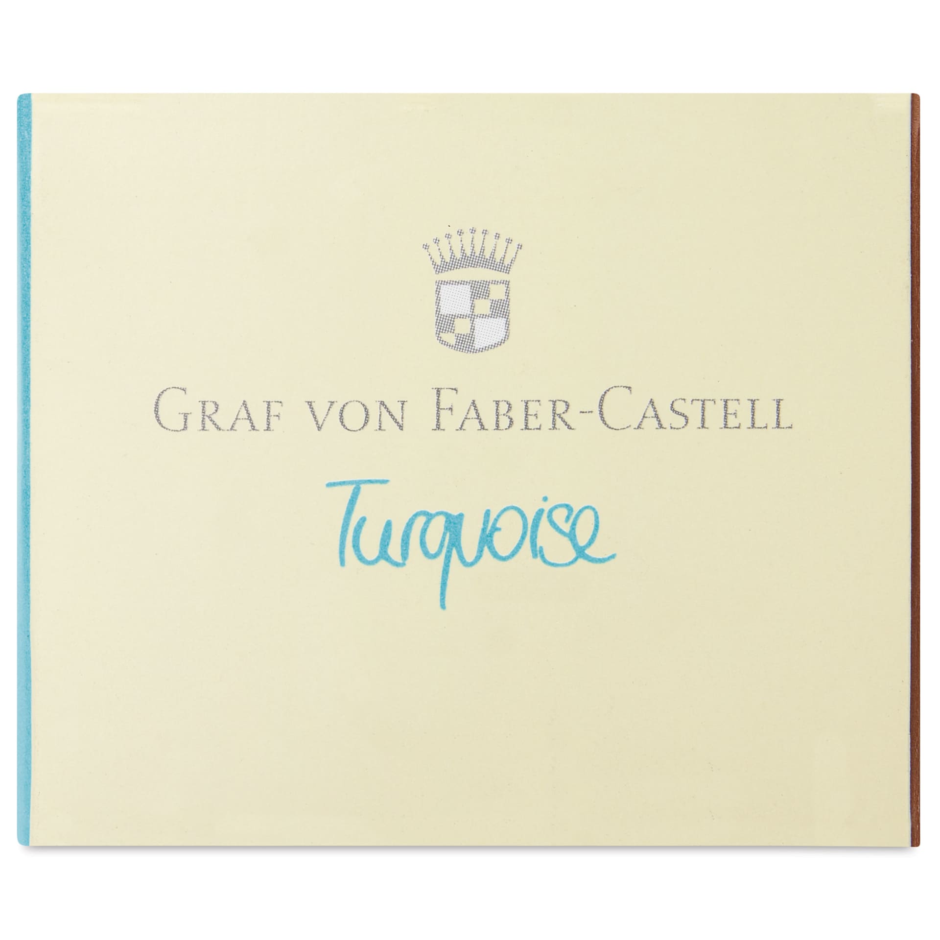 Graf von Faber-Castell Fountain Pen Cartridges - Turquoise, Pkg of 6 - front of packaging