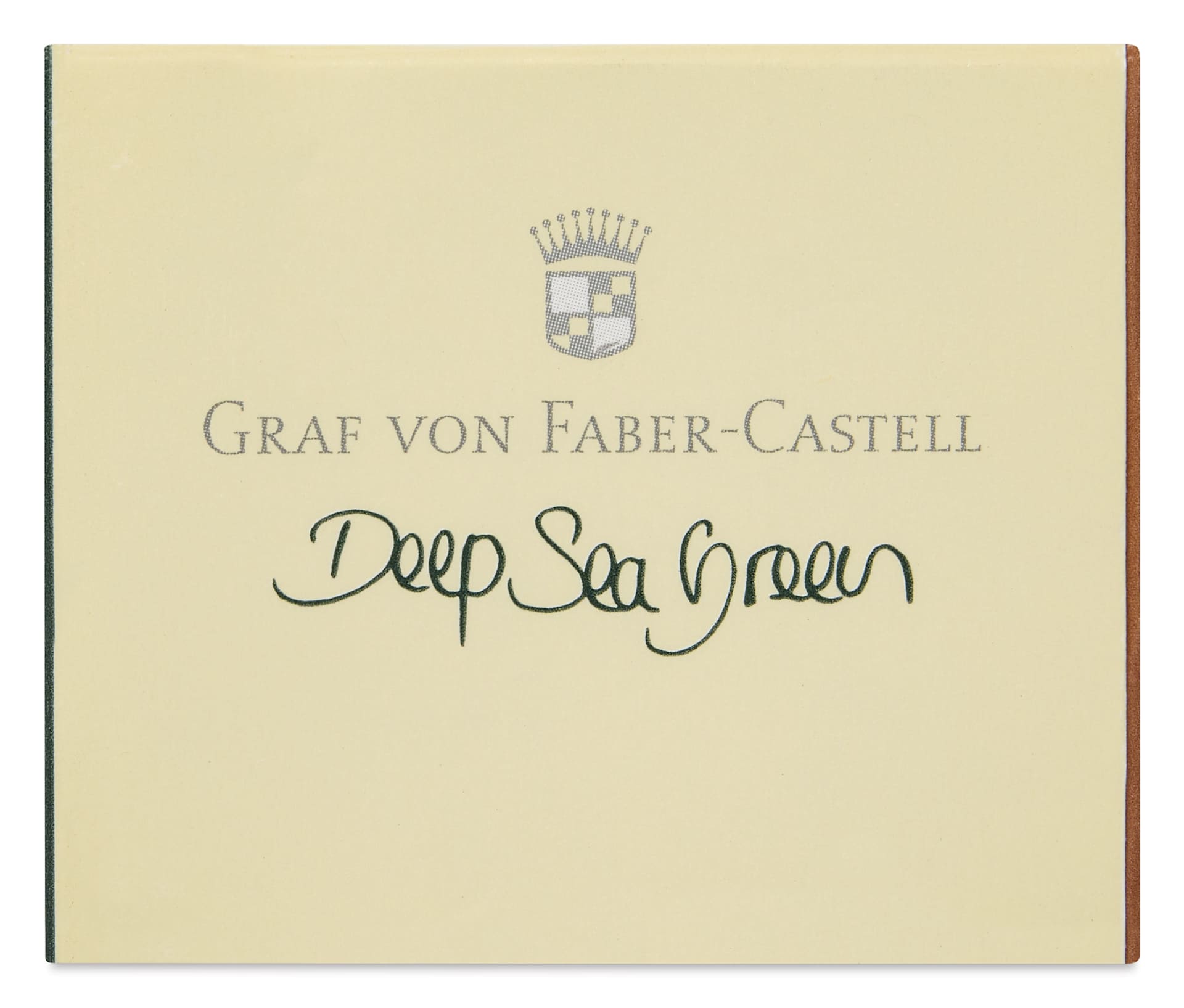 Graf von Faber-Castell Fountain Pen Cartridges - Deep Sea Green, Pkg of 6 - front of packaging