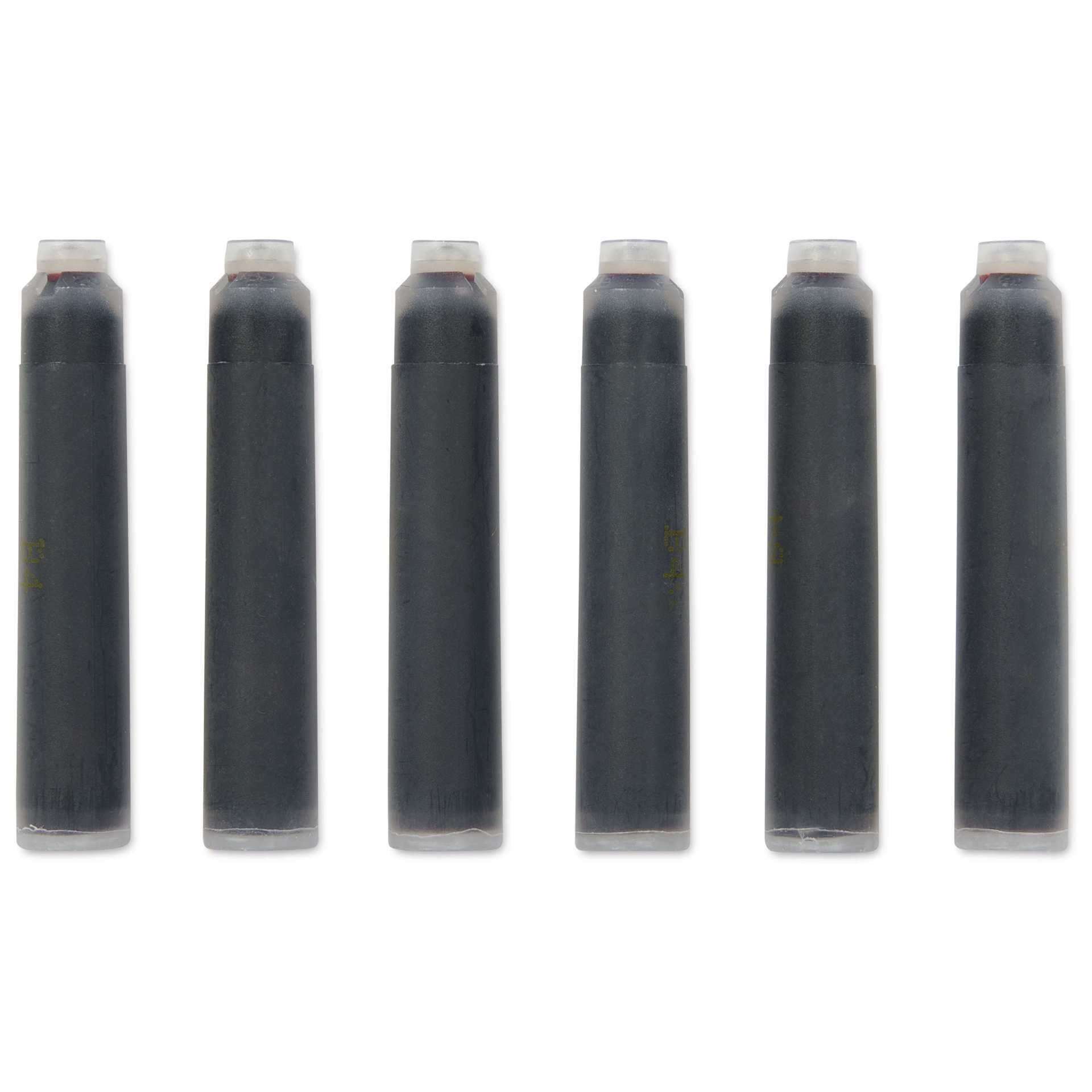 Graf von Faber-Castell Fountain Pen Cartridges - Cognac Brown, Pkg of 6