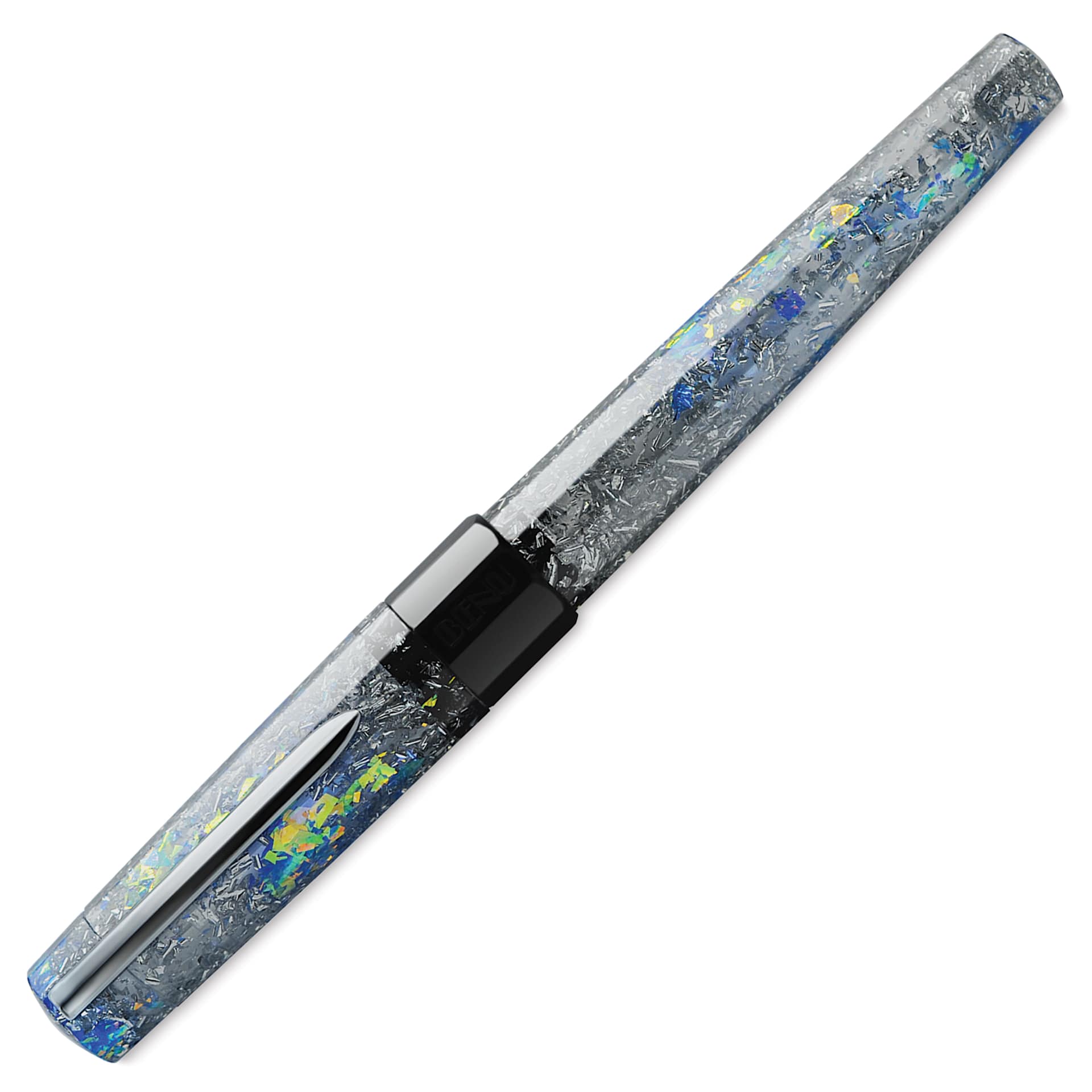 Benu Euphoria Fountain Pen - Vodka on the Rocks, cap on