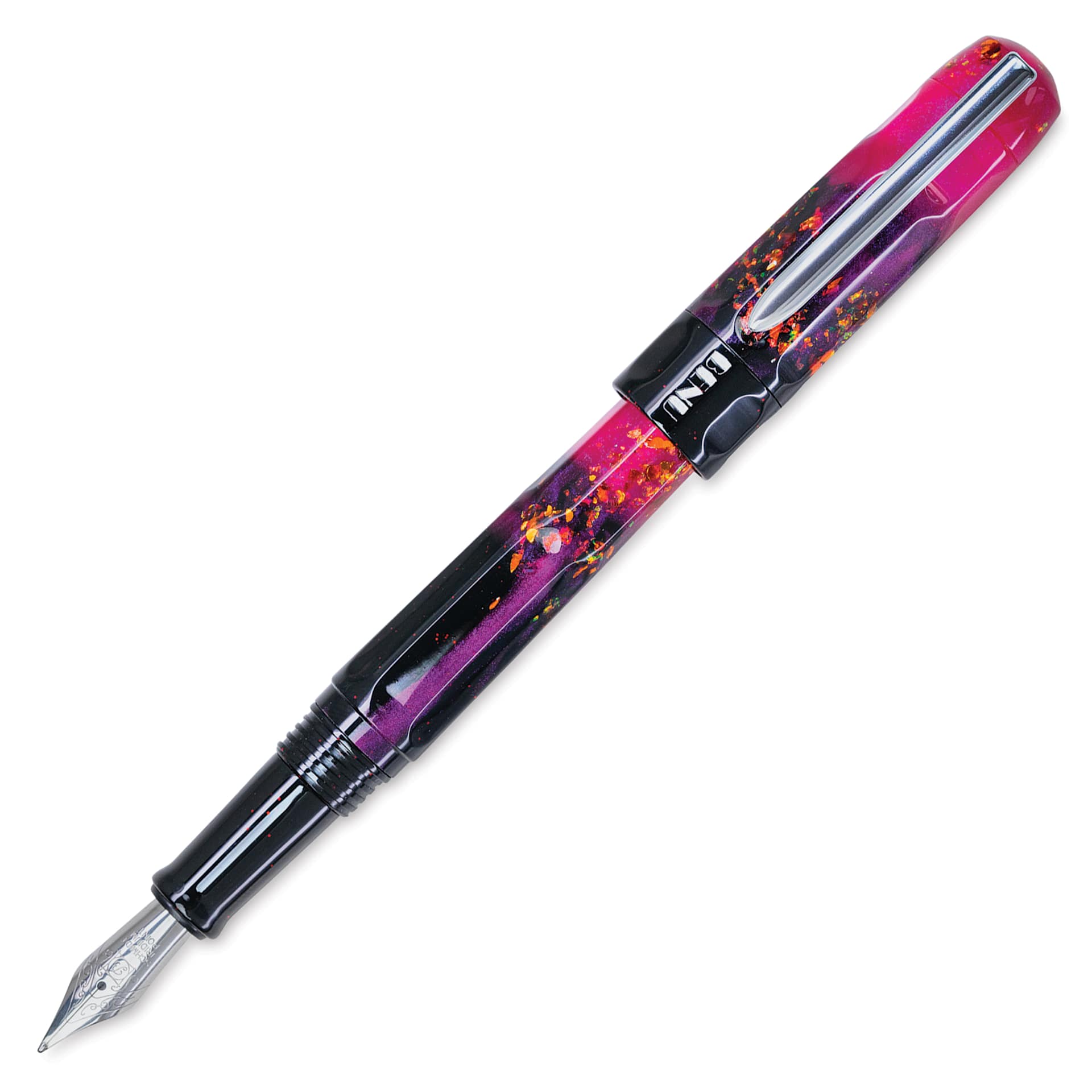 Benu Talisman Fountain Pen - Lily of the Incas, cap off (image may show a different size nib)