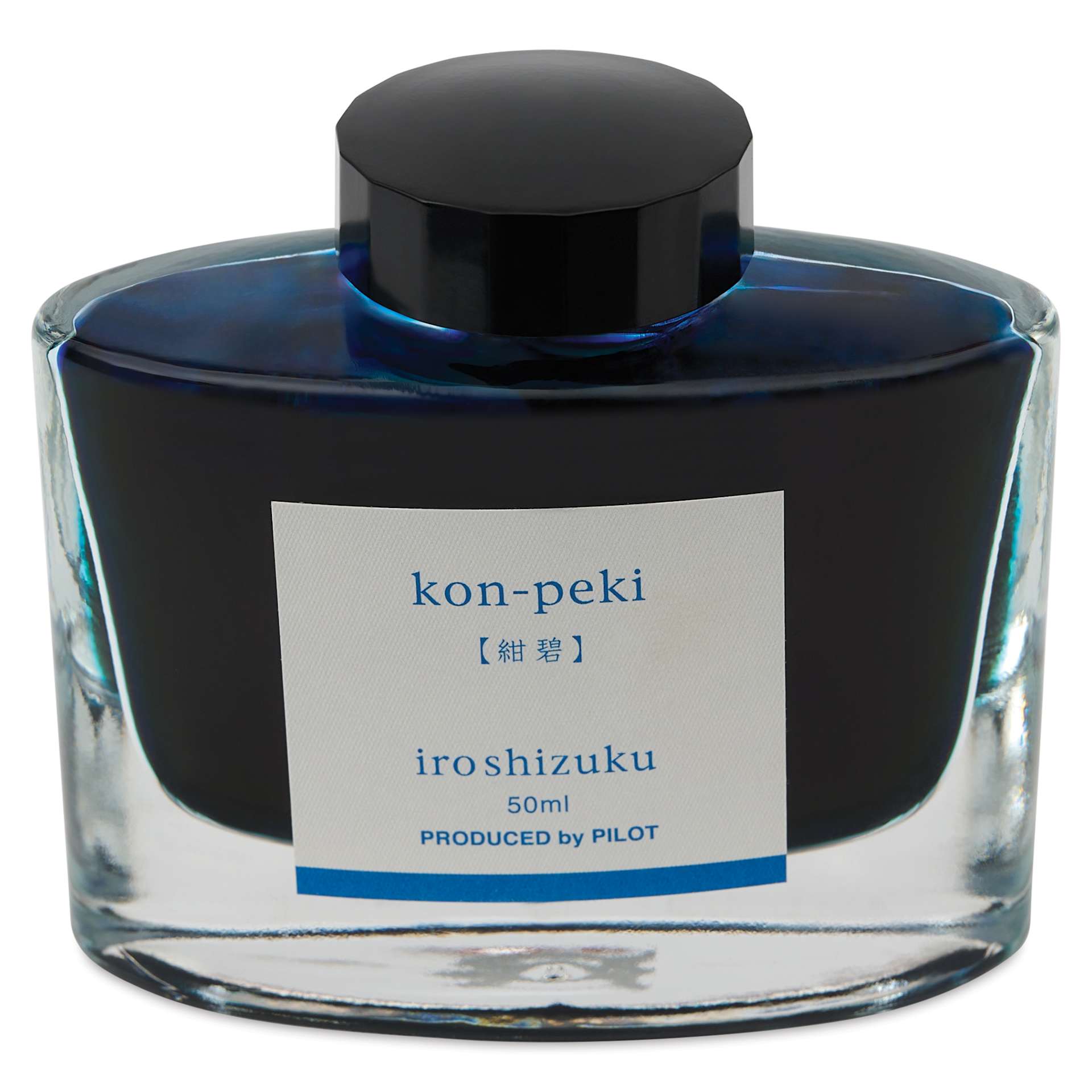 Pilot Iroshizuku Fountain Pen Ink - Deep Blue (Kon-peki), 50 ml, bottle