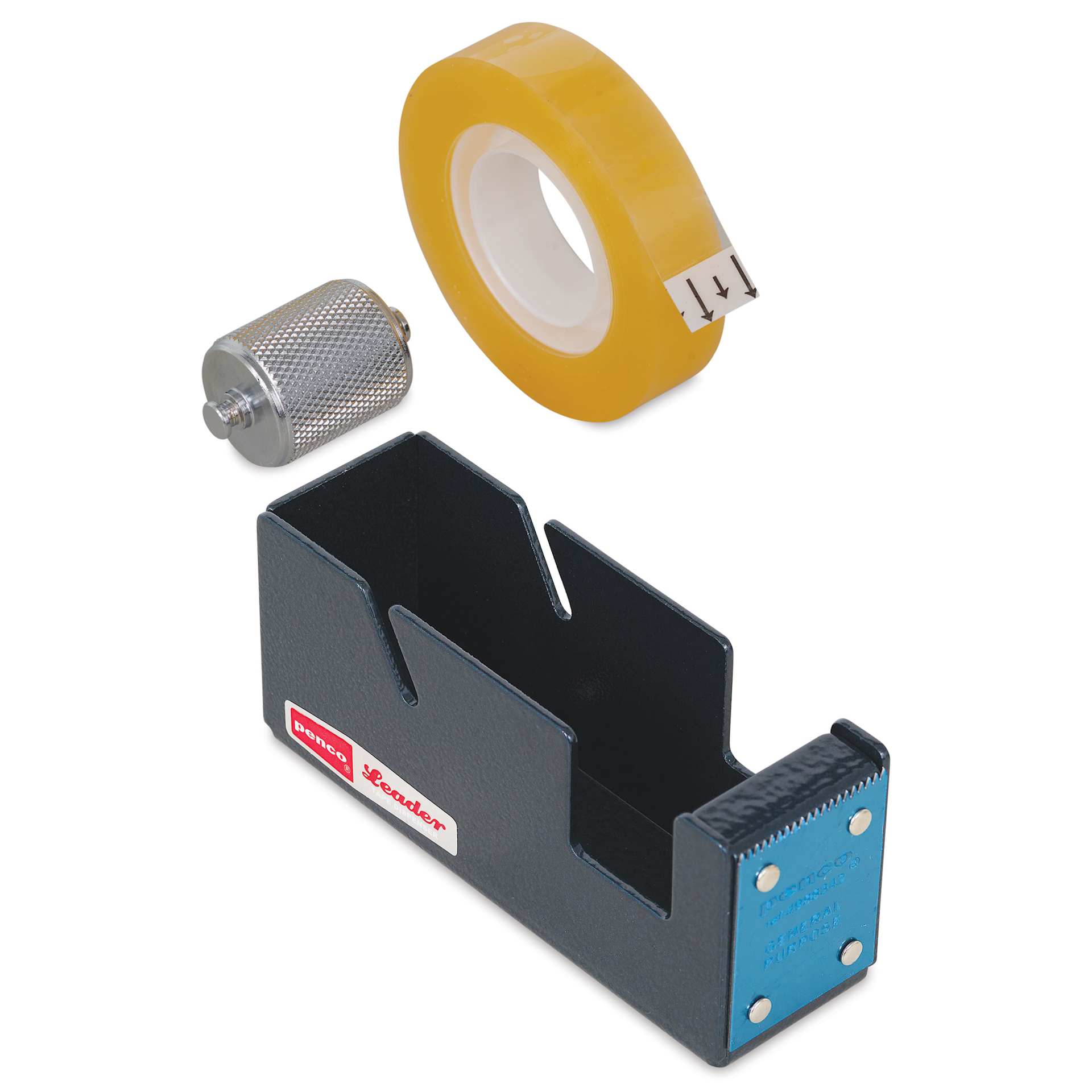 Penco Steel Tape Dispenser - Small, tape being loaded