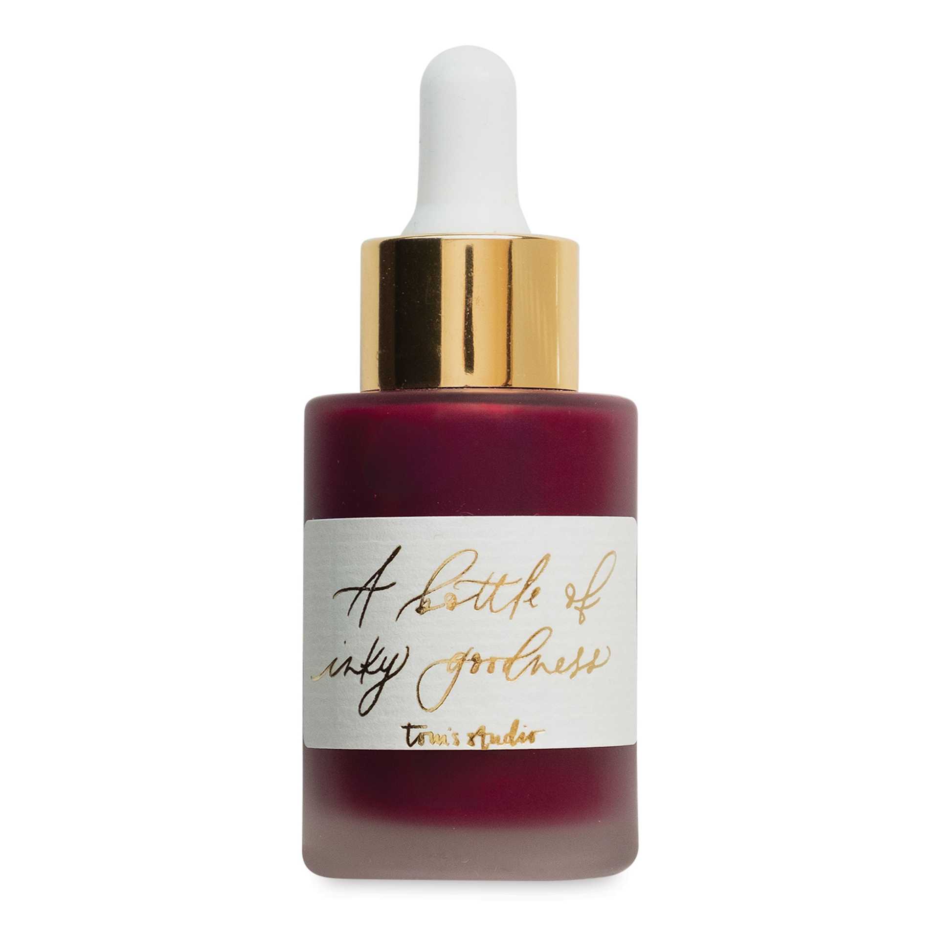 Tom's Studio Calligraphy Ink - Mulberry, 30 ml bottle