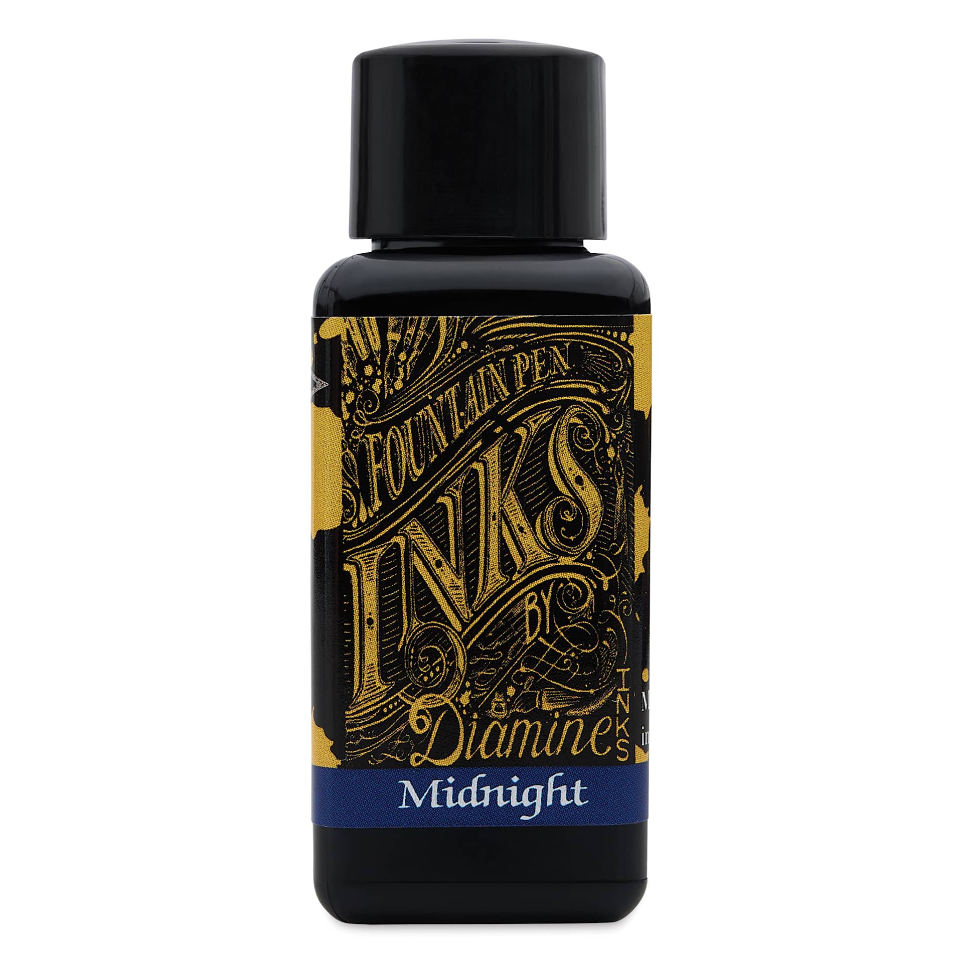 Diamine Fountain Pen Ink - Midnight, 30 ml