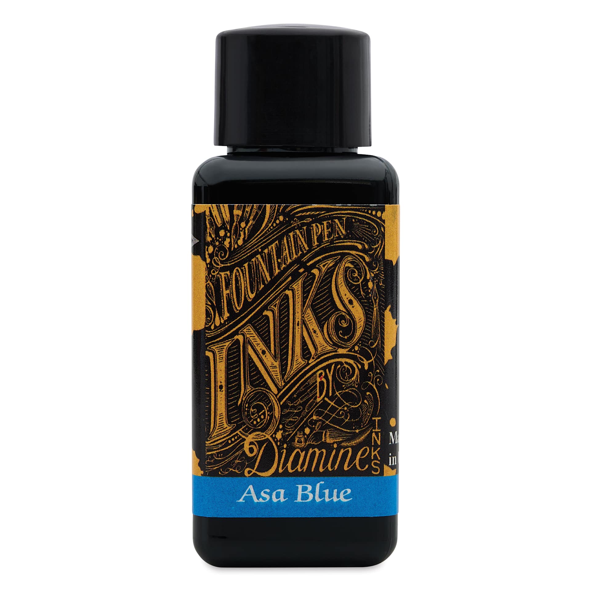 Diamine Fountain Pen Ink - Asa Blue, 30 ml