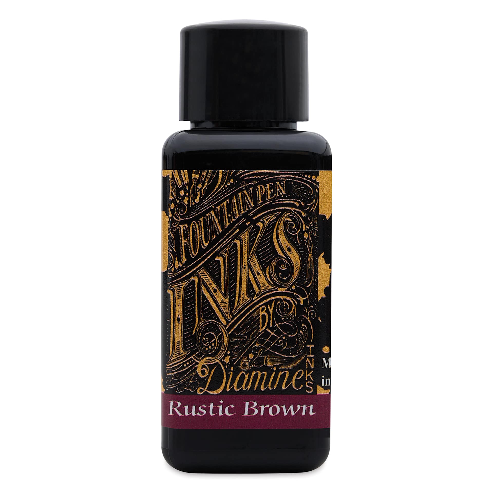 Diamine Fountain Pen Ink - Rustic Brown, 30 ml