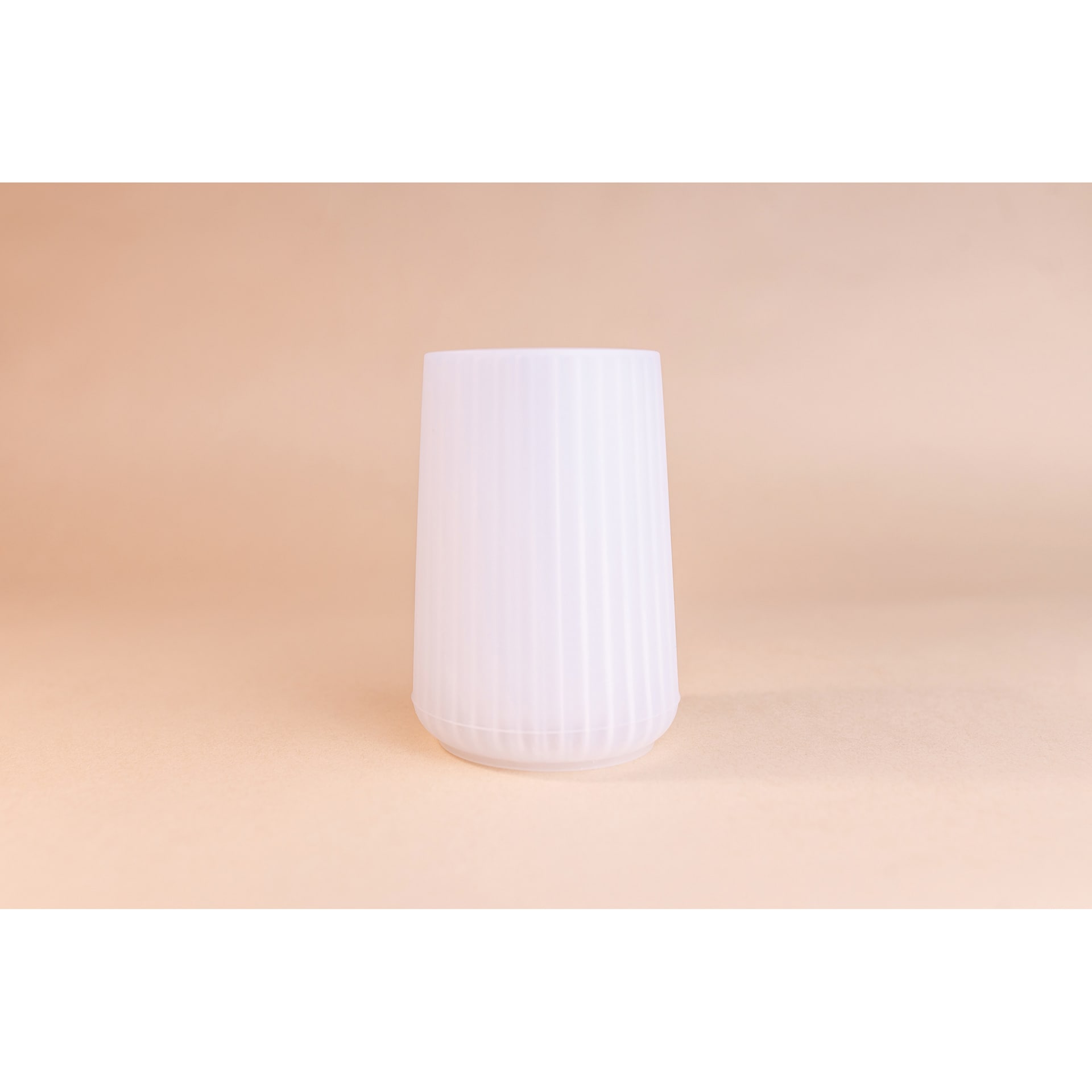 Jesmonite Silicone Fluted Vase Mold empty