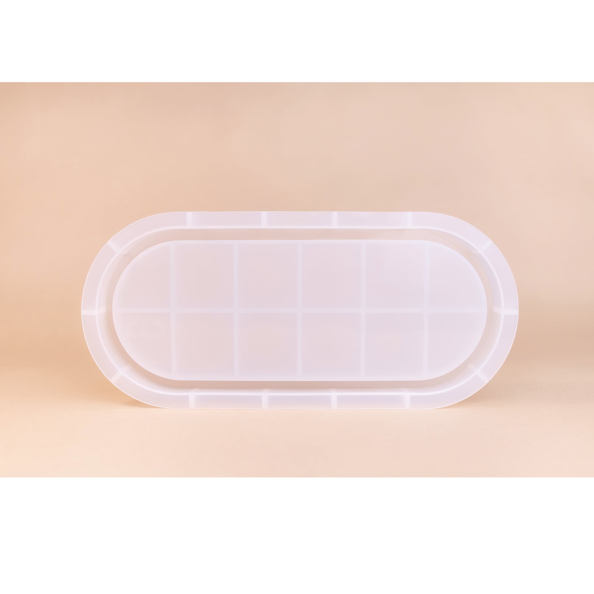 Jesmonite Silicone Tray Mold - Extra Large Oval Tray out of packaging