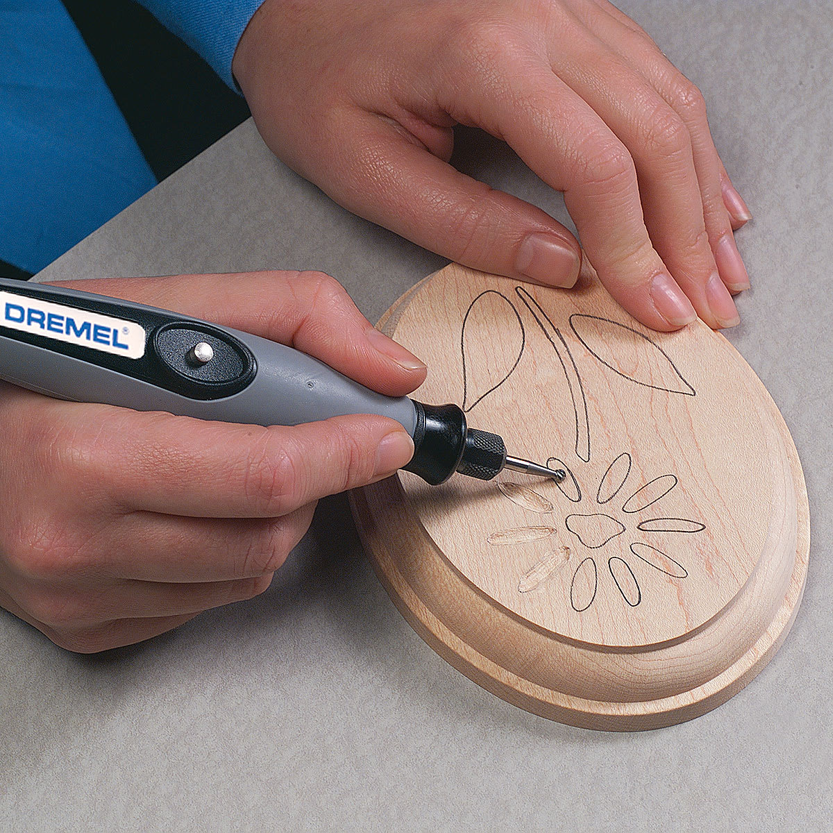 Dremel Flex Shaft Rotary Tool Attachment, Example of Use