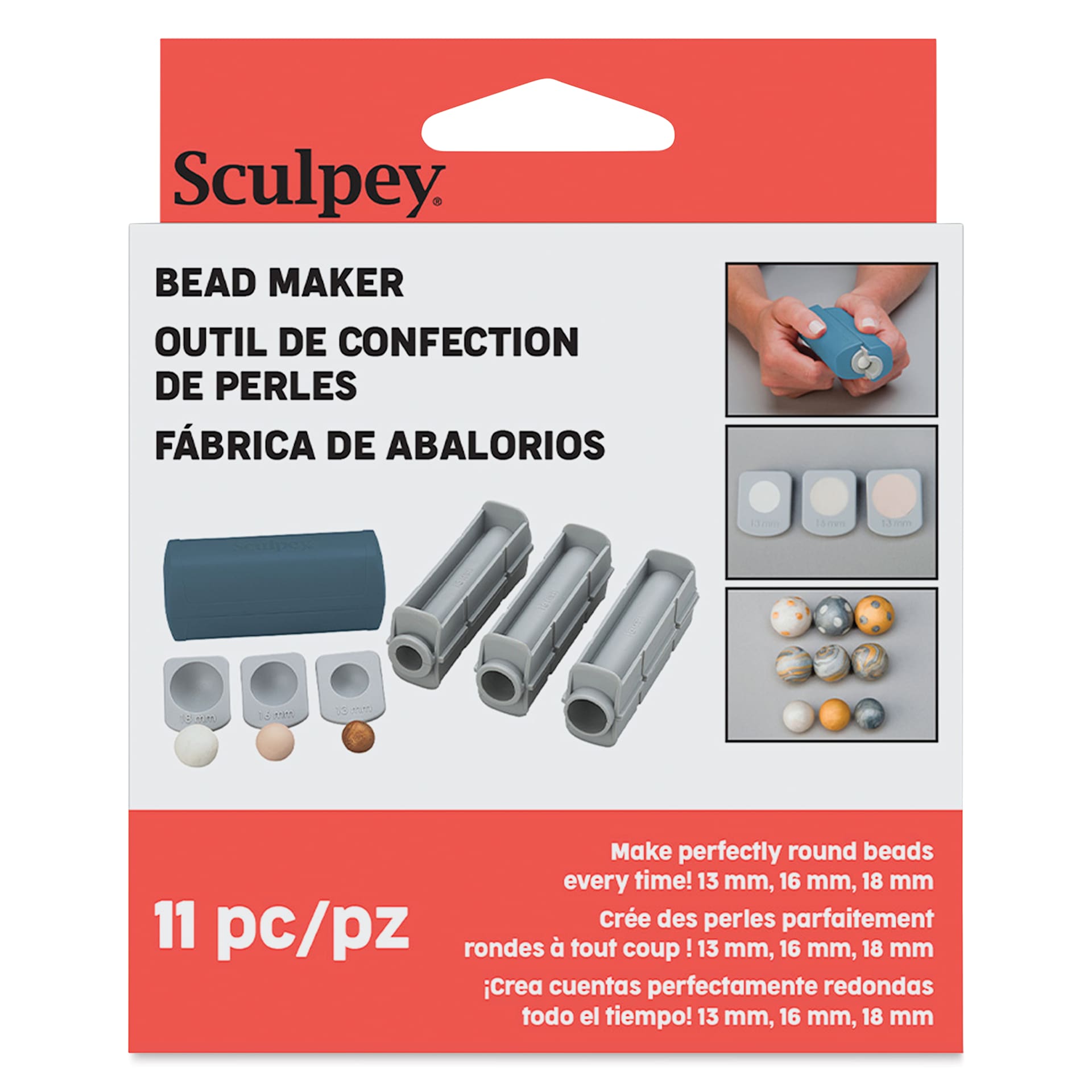 Sculpey Tools Bead Maker - Round front of packaging
