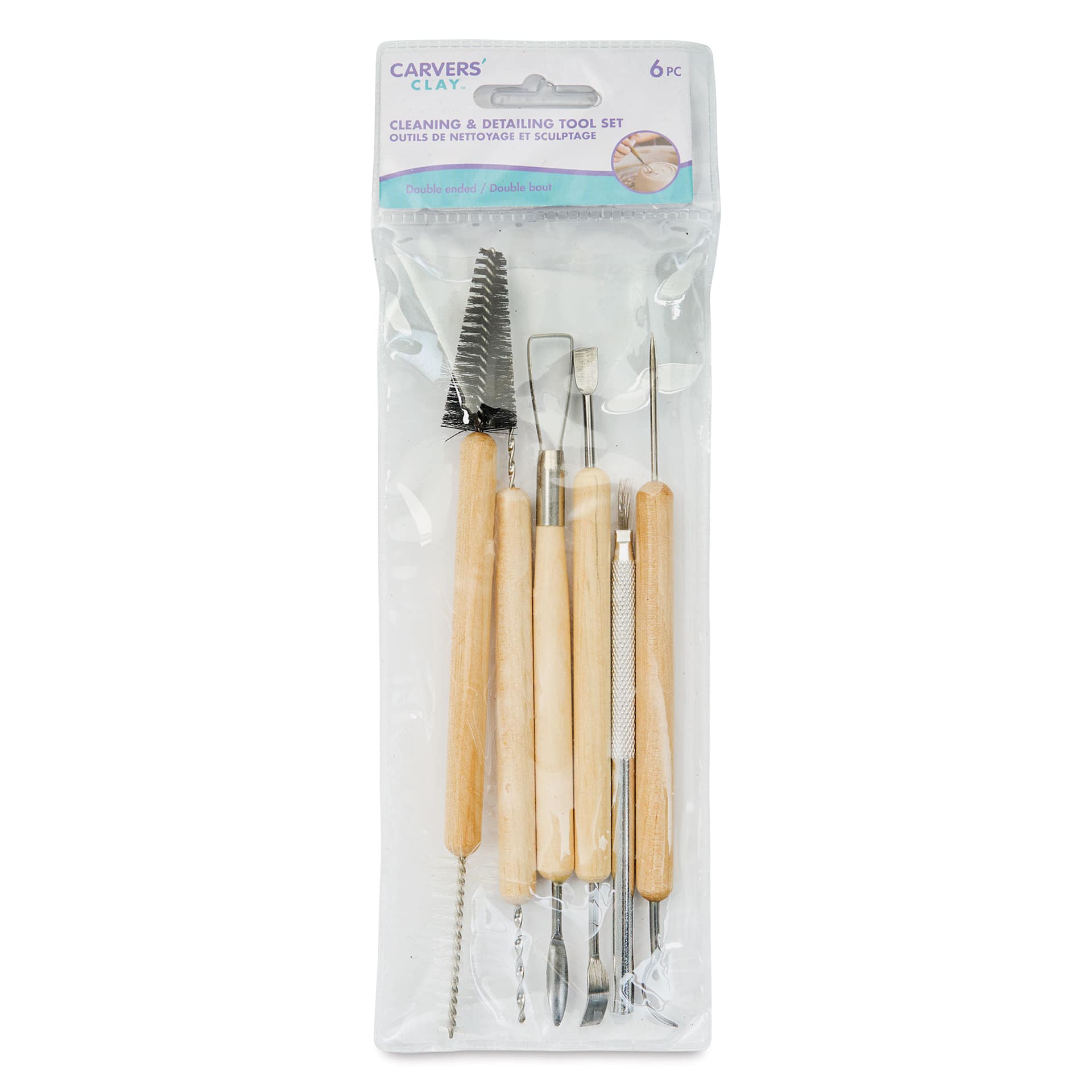 Carvers' Clay Cleaning and Detailing Tool Set front of packaging