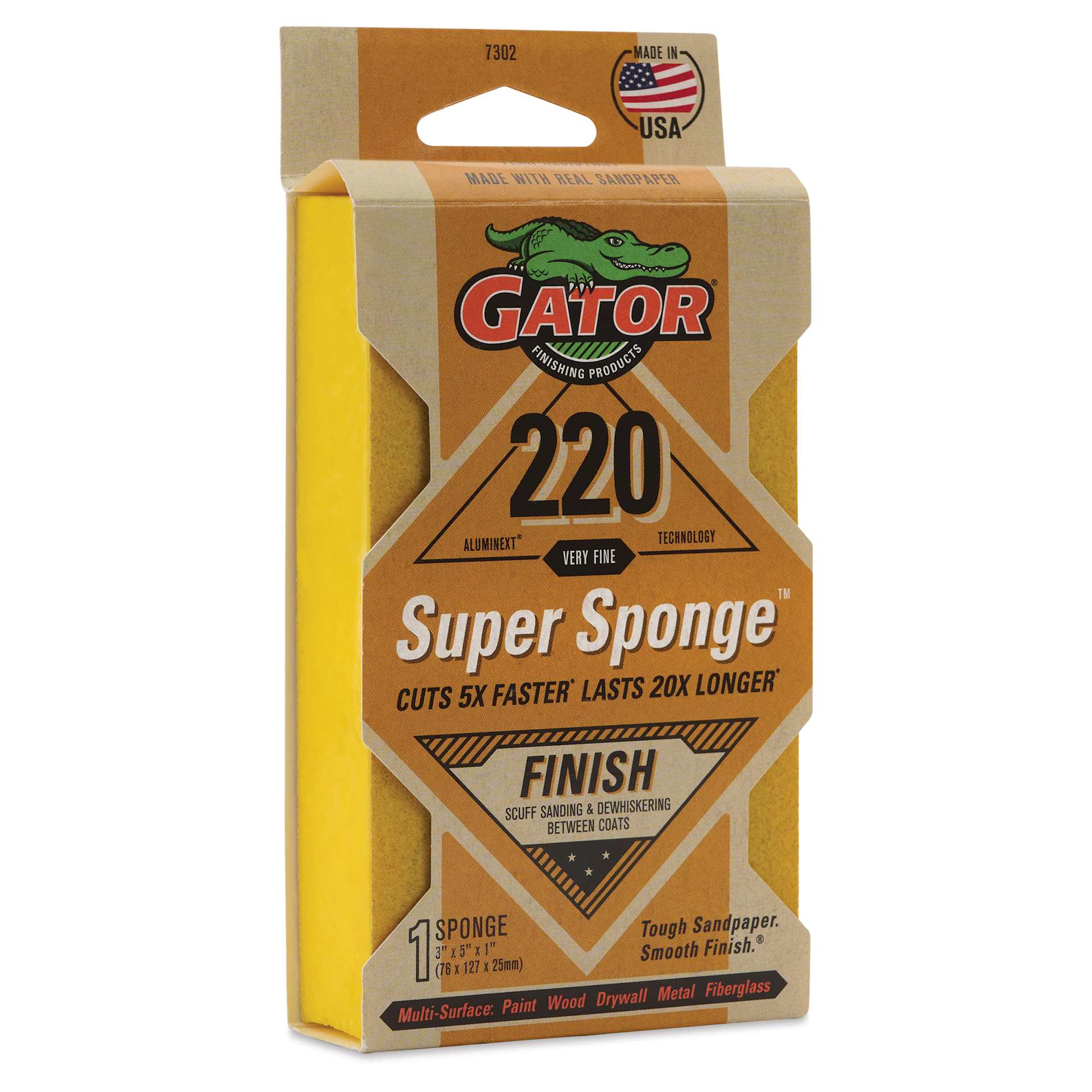 Gator Sanding Super Sponge - 220 Grit