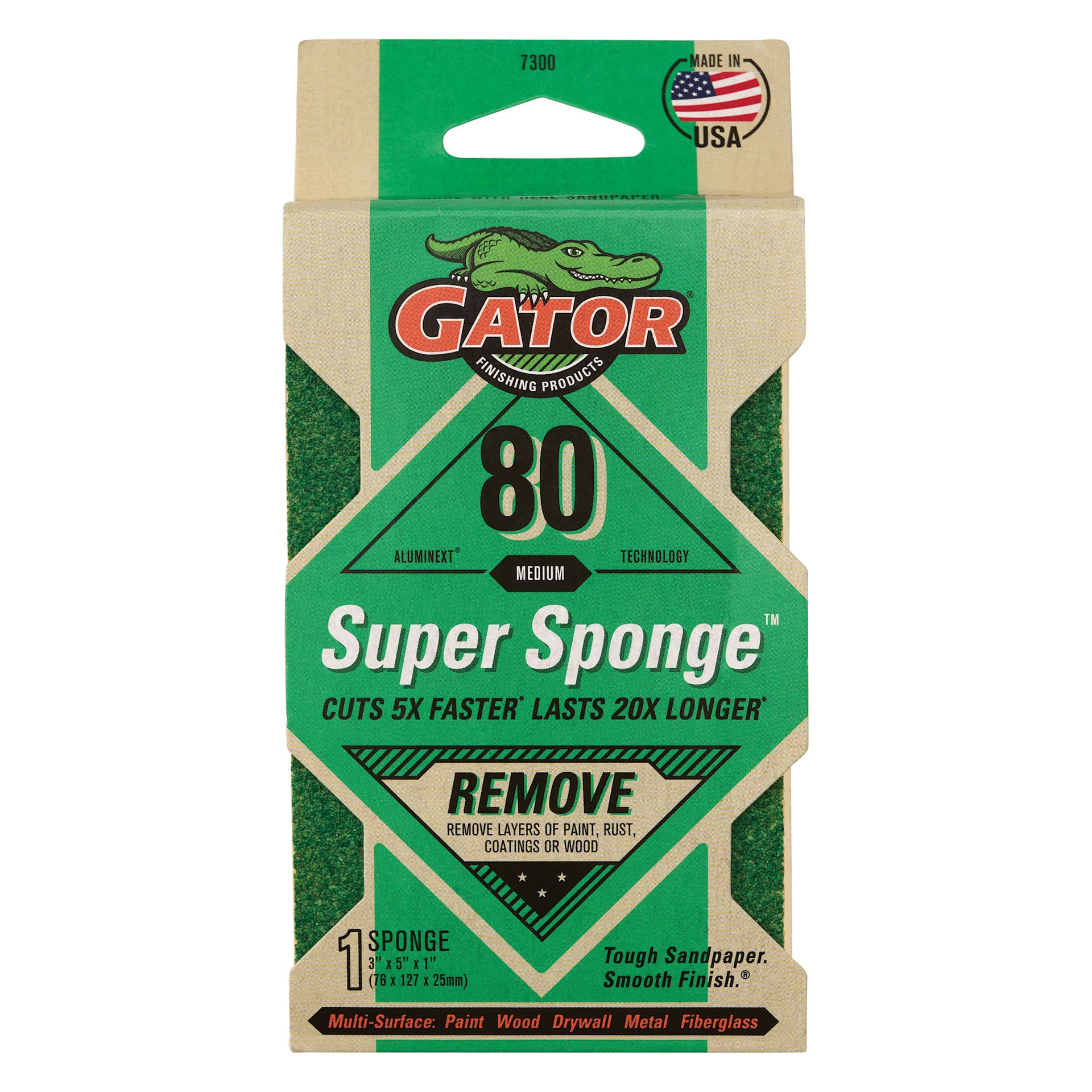 Gator Sanding Super Sponge - 80 Grit