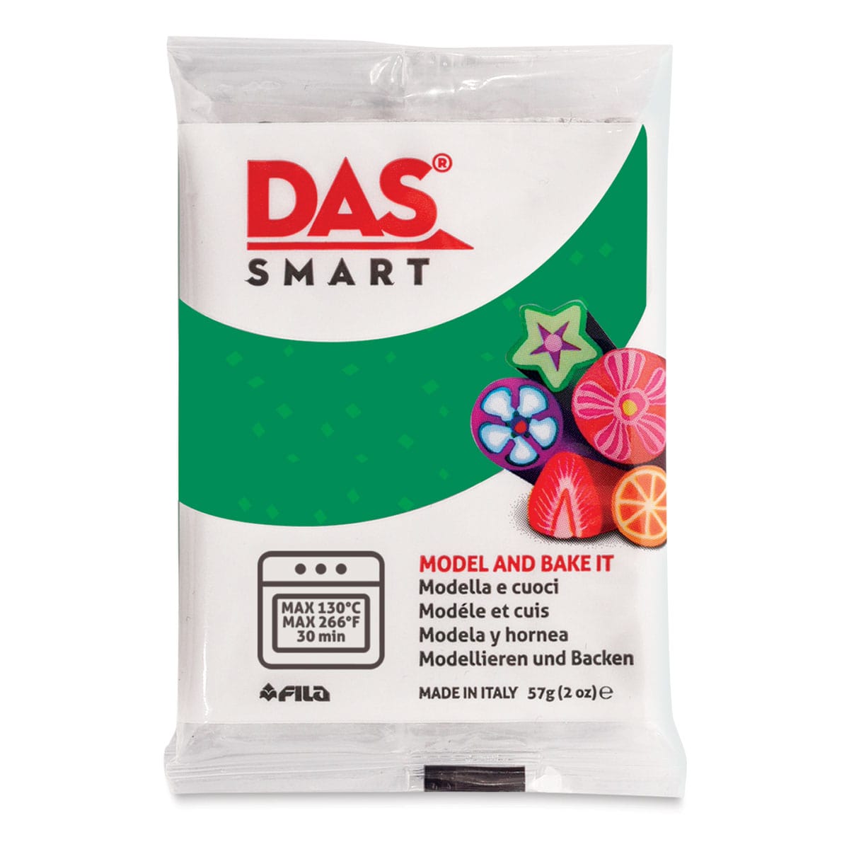 DAS Smart Polymer Clay - Green Glitter, 2 oz DAS Smart Polymer Clay - Green Glitter, 2 oz
