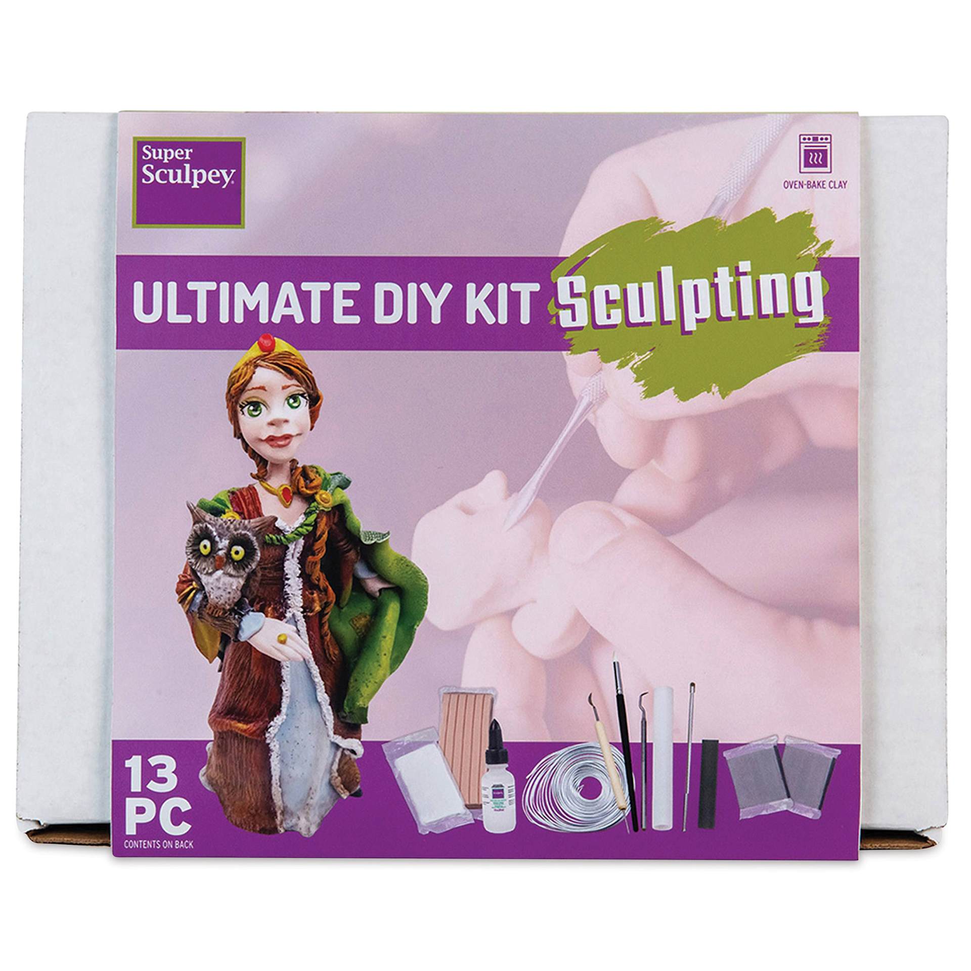 Sculpey Sculpting Ultimate DIY Kit front of packaging