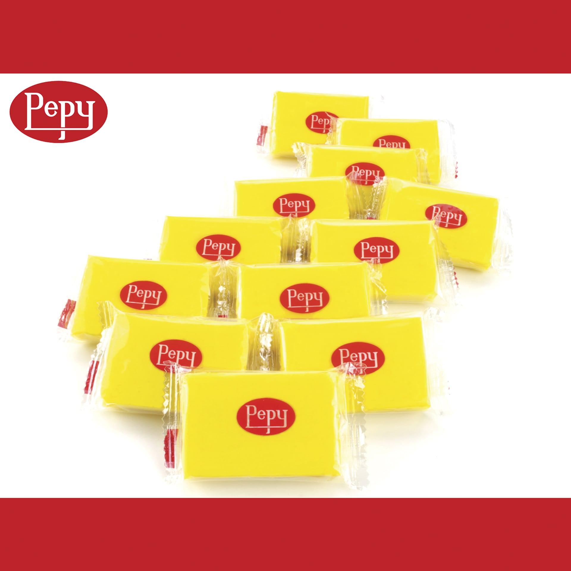 Pepy Plastilina Modeling Clay - Yellow, 1.4 oz, Pkg of 24