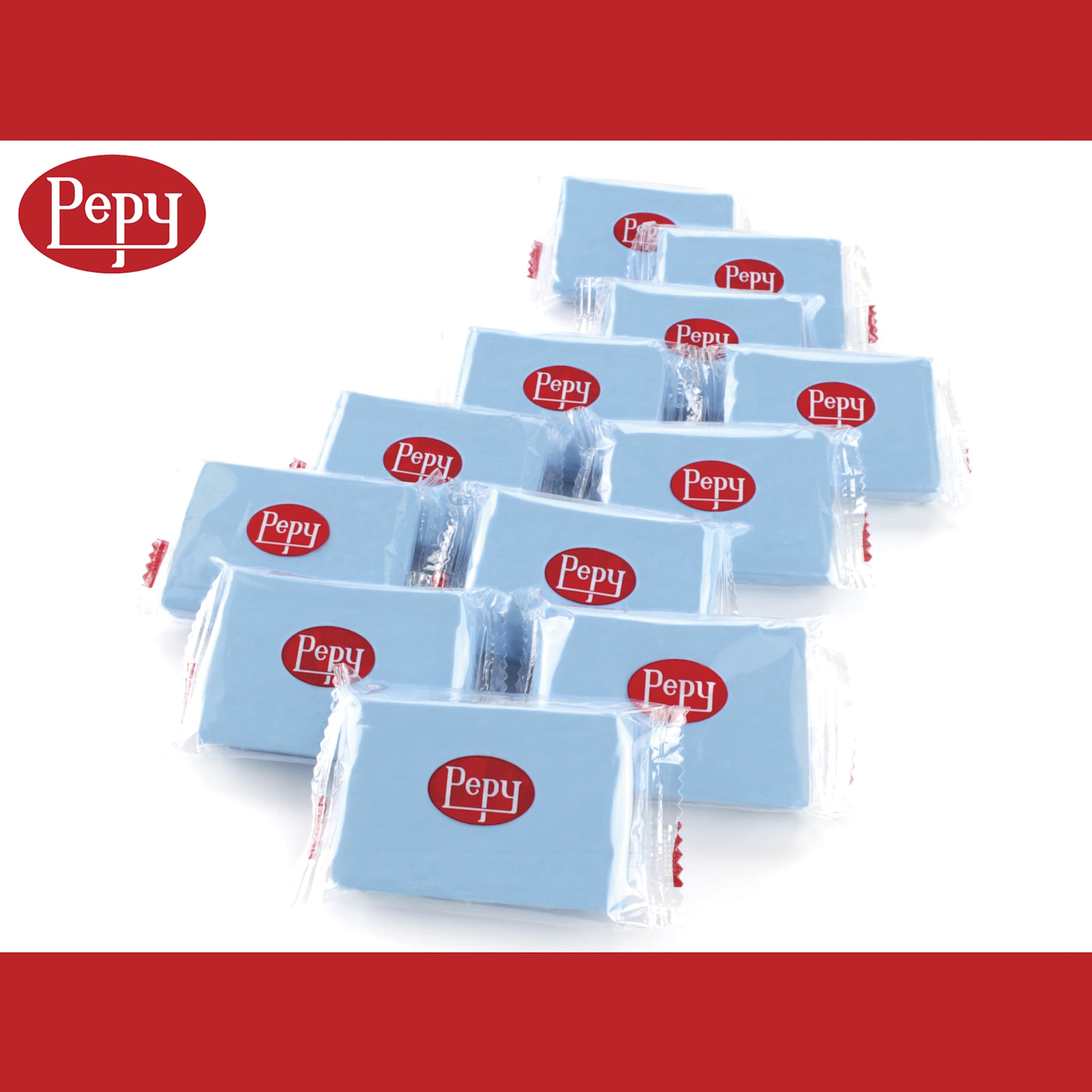 Pepy Plastilina Modeling Clay - Light Blue, 1.4 oz, Pkg of 24