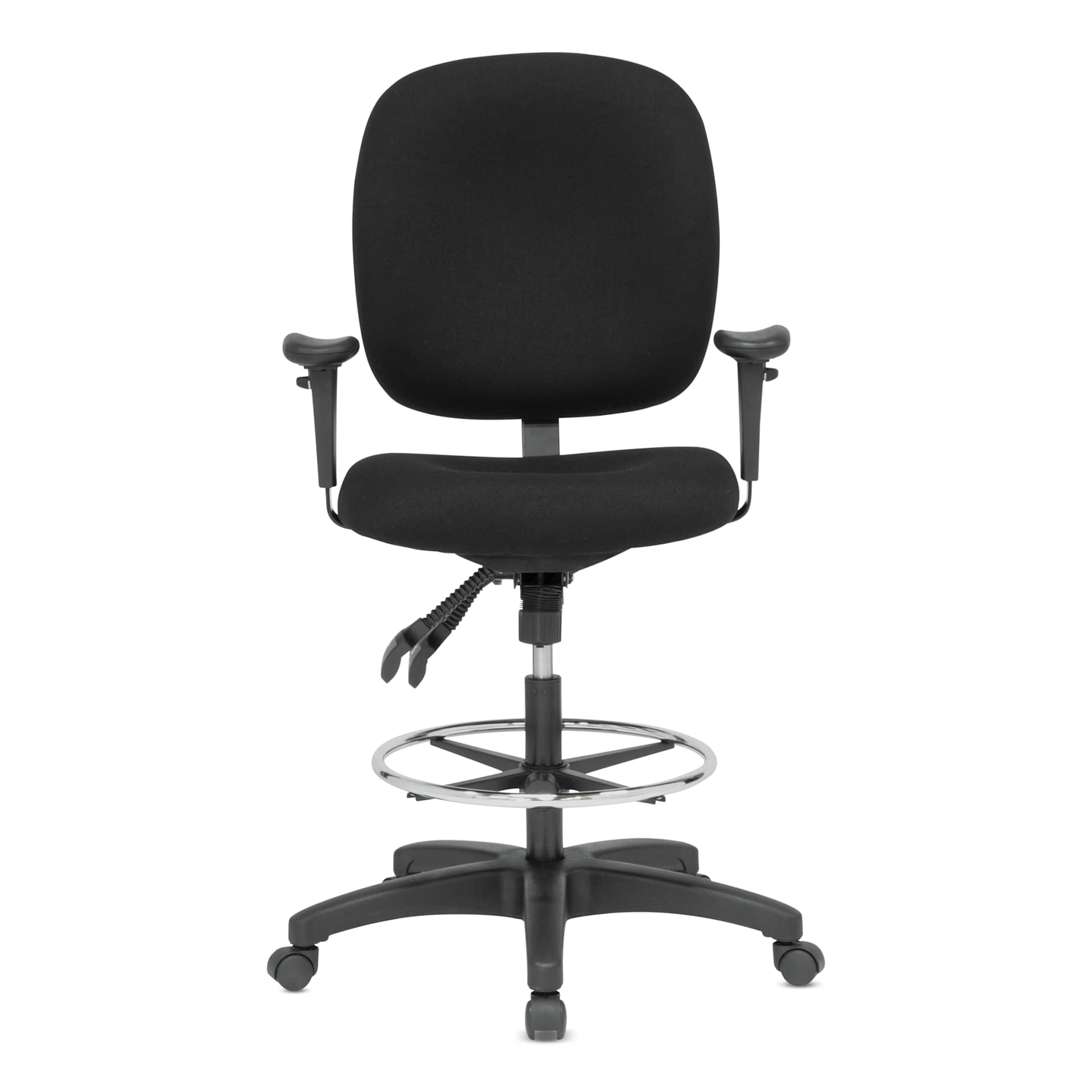 Studio Designs Winslow Drafting Chair, front view.