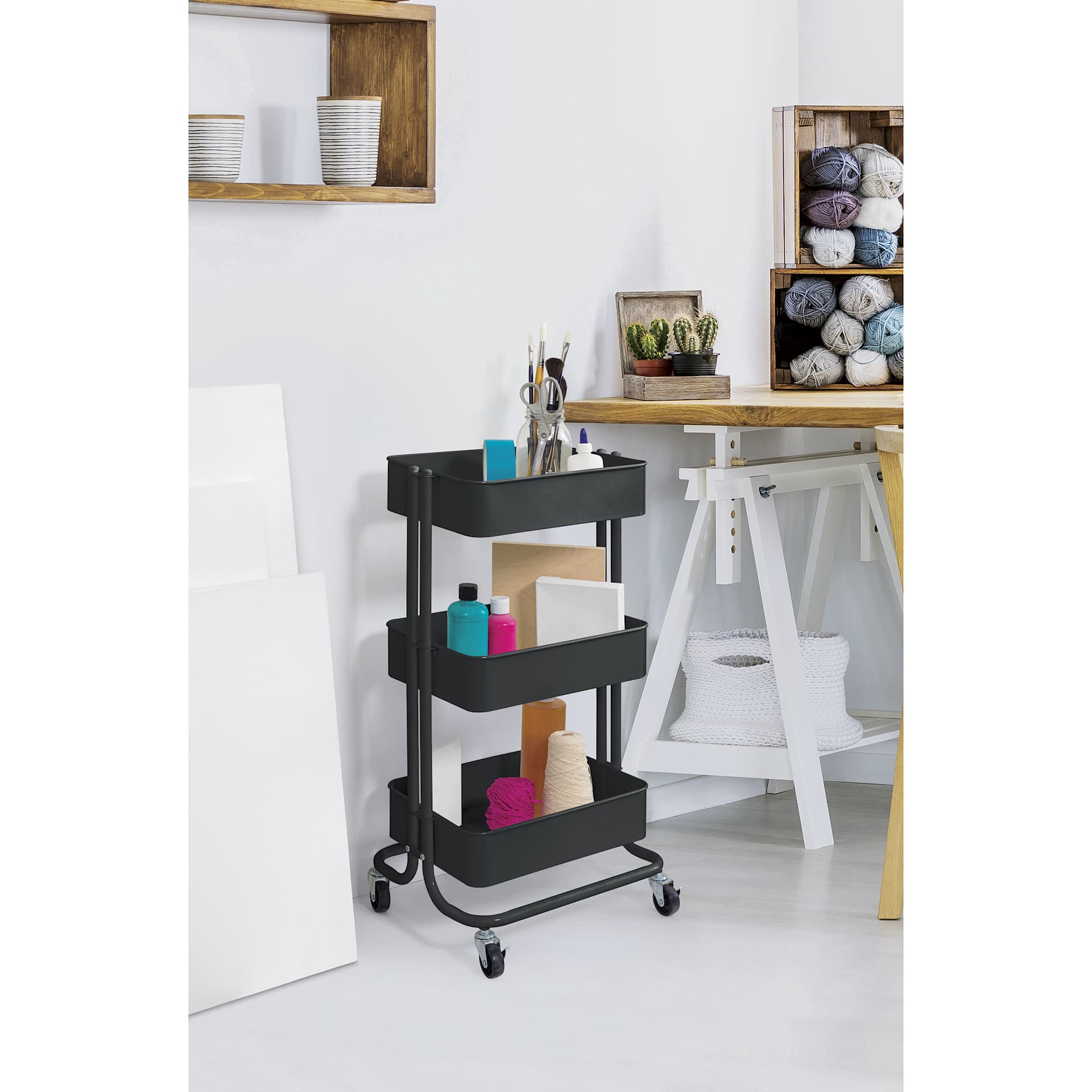 Blick 3-Tier Cart, in studio