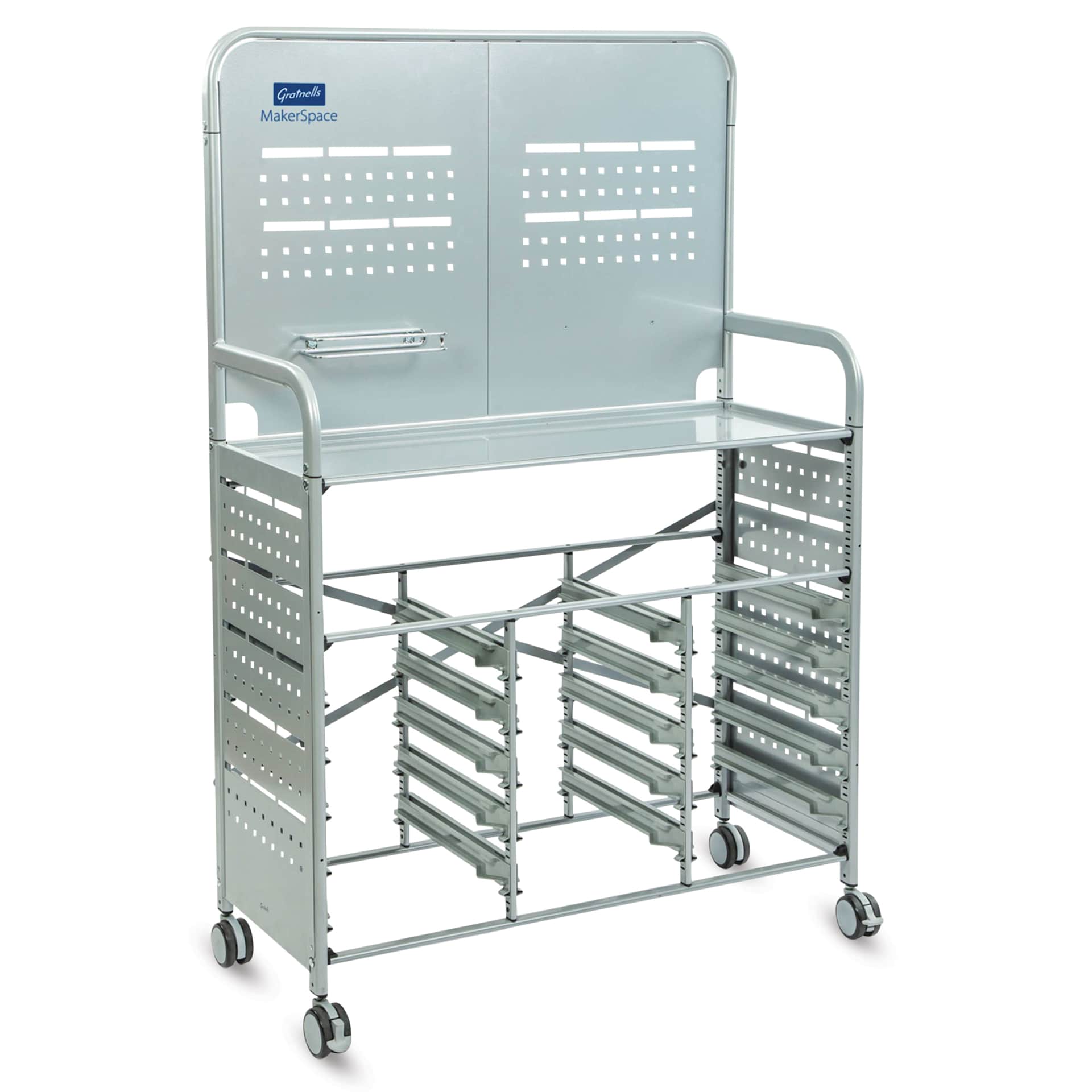Gratnells Makerspace Cart (assembled frame without bins)