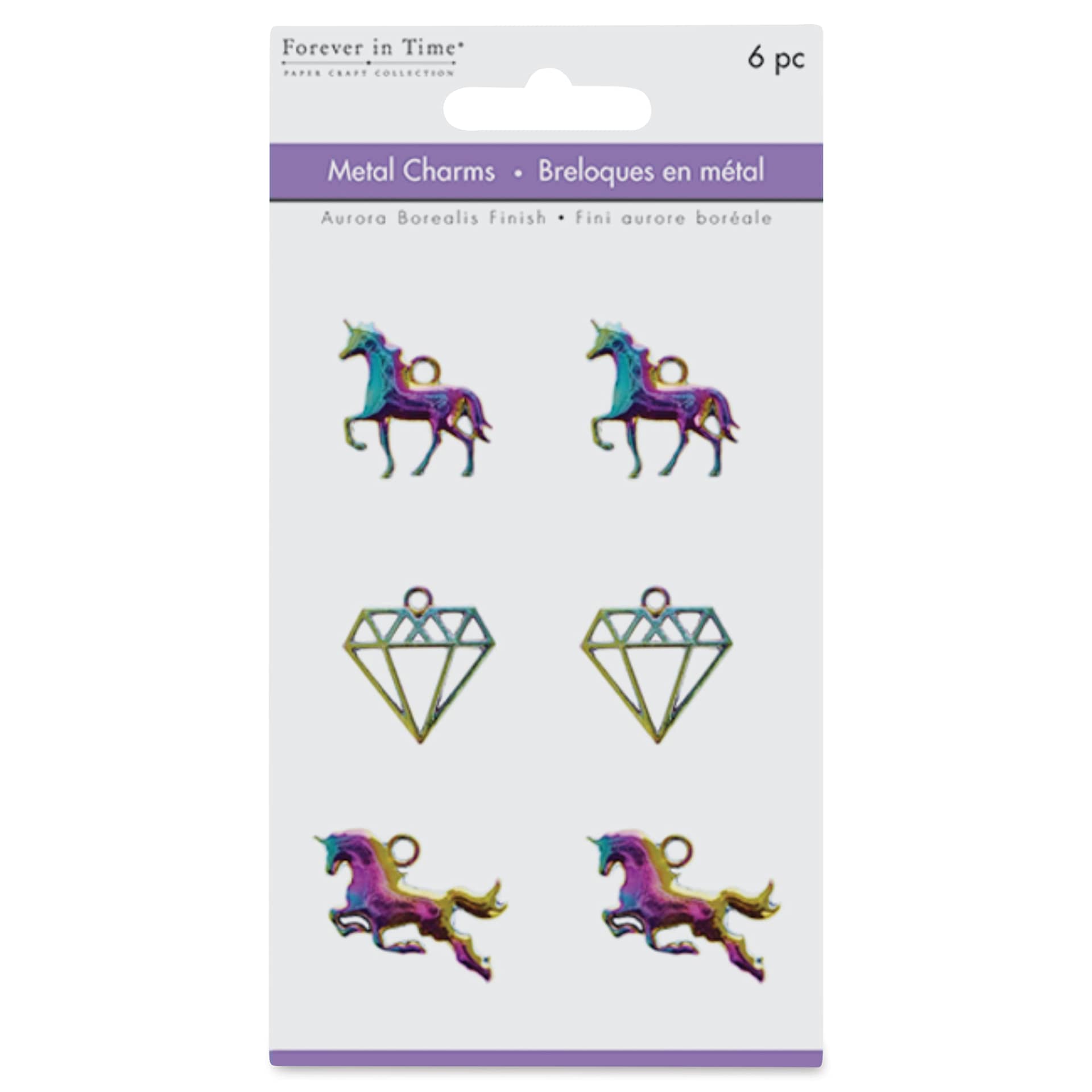 Forever In Time Metal Charms - Unicorn (In package)