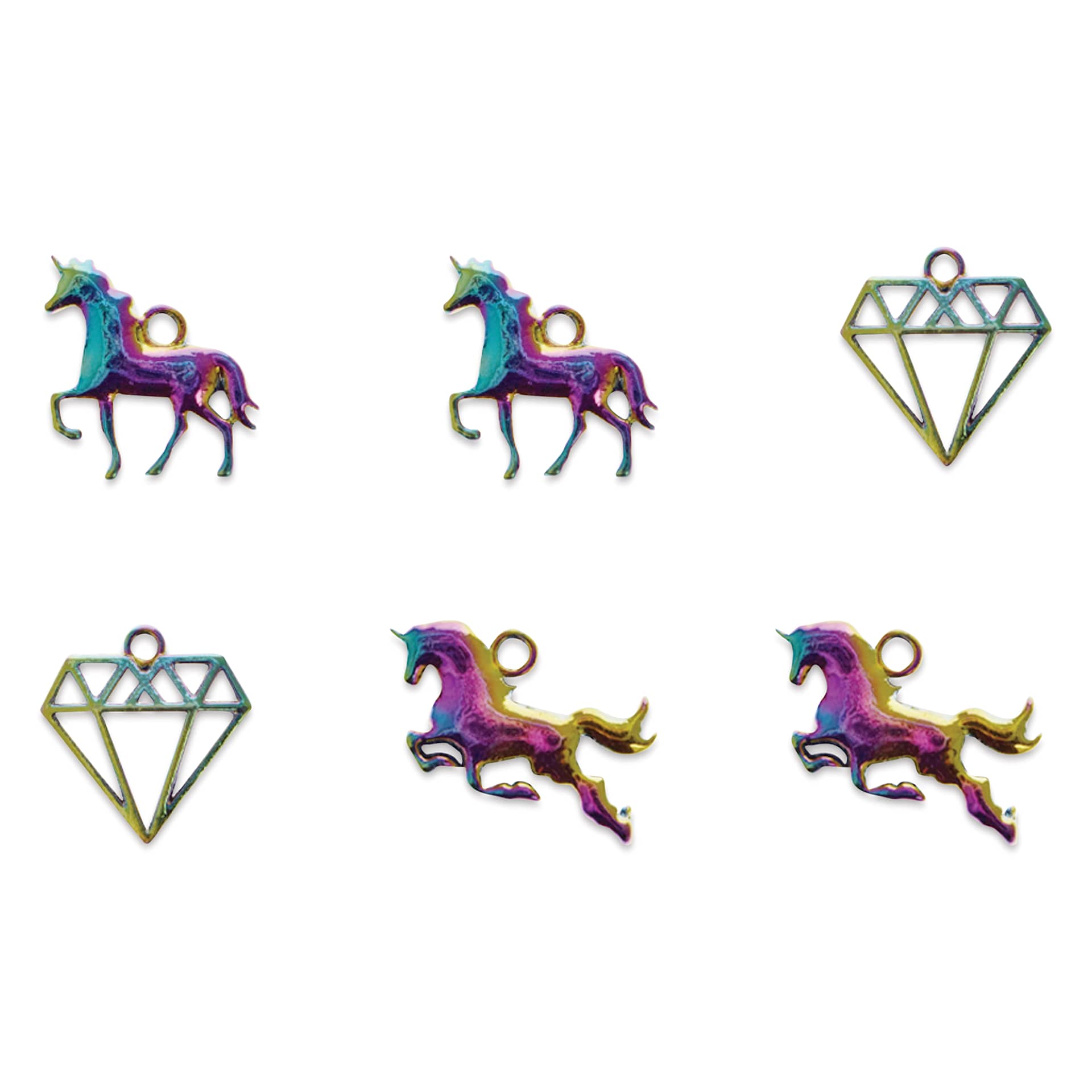 Forever In Time Metal Charms - Unicorn