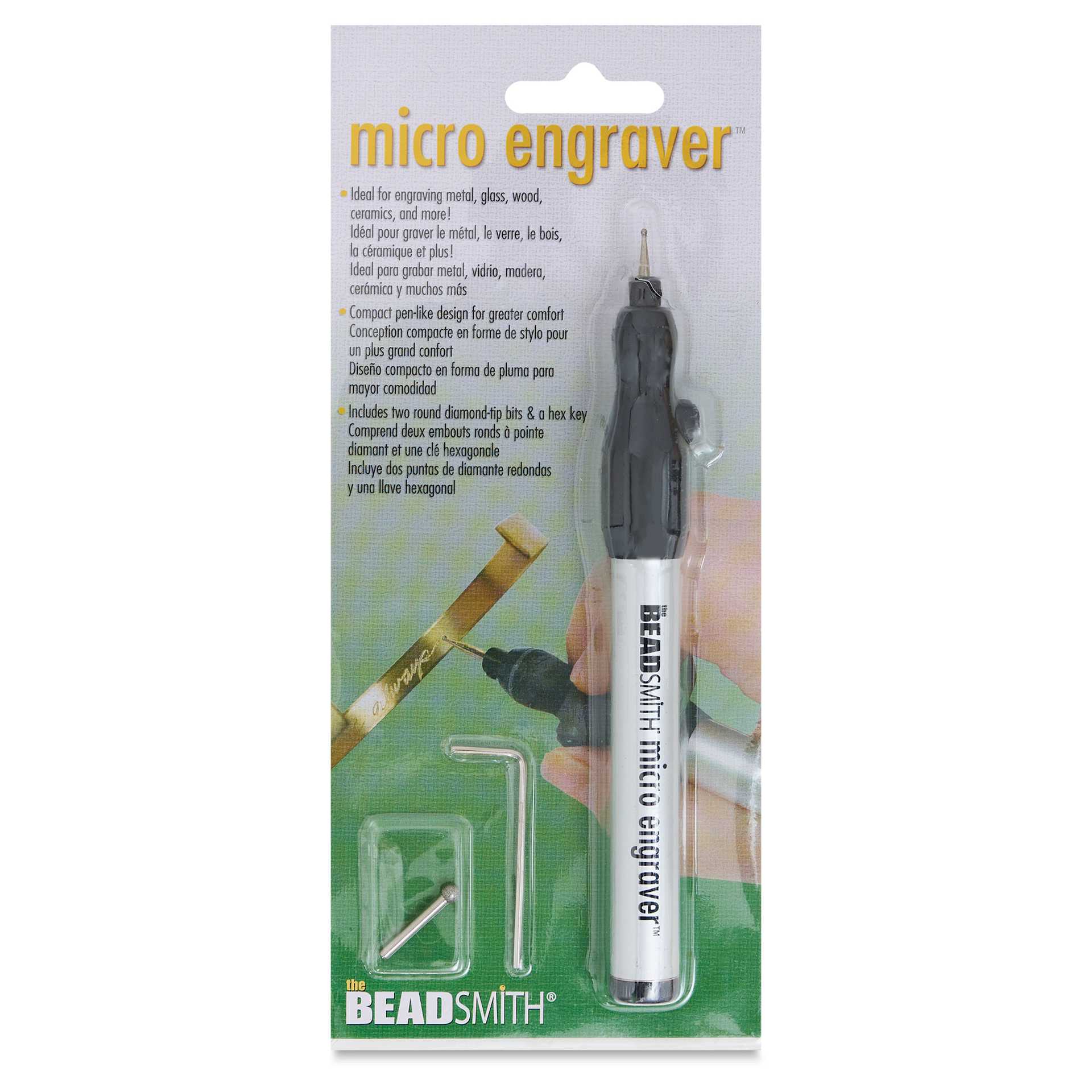 Beadsmith Micro Engraver Kit, front of the packaging