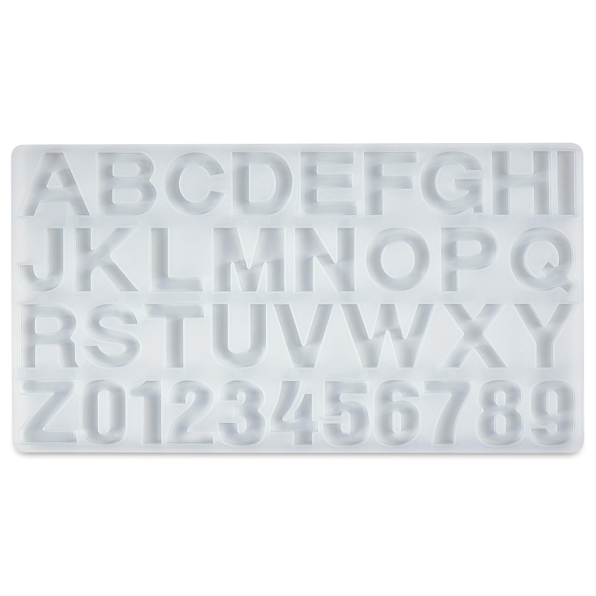 Jewelry Made By Me Alphabet Silicone Mold - Large
