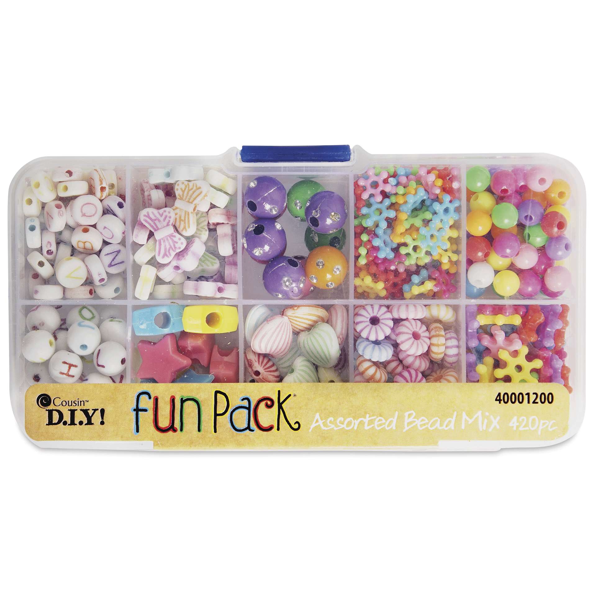 Cousin DIY Fun Pack Assorted Bead Mix Box - front of packaging