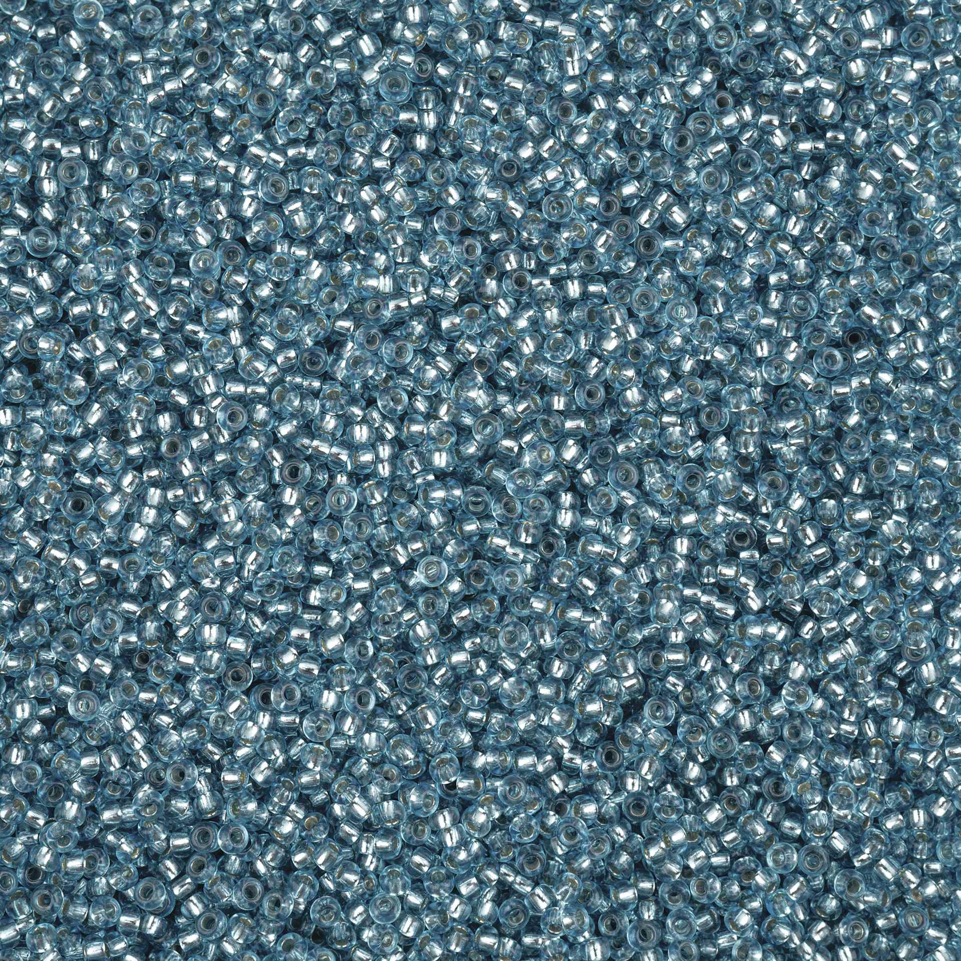 John Bead Solgel Czech Seed Beads - S/L, Blue