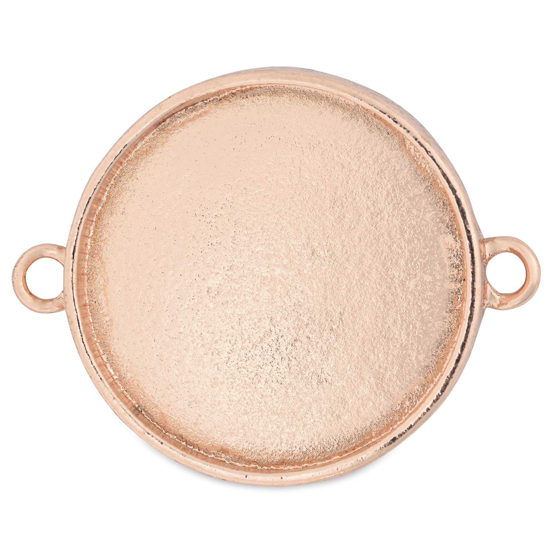 Ranger Ice Industrial Bezel - Circle, Rose Gold, 30 mm Dia.