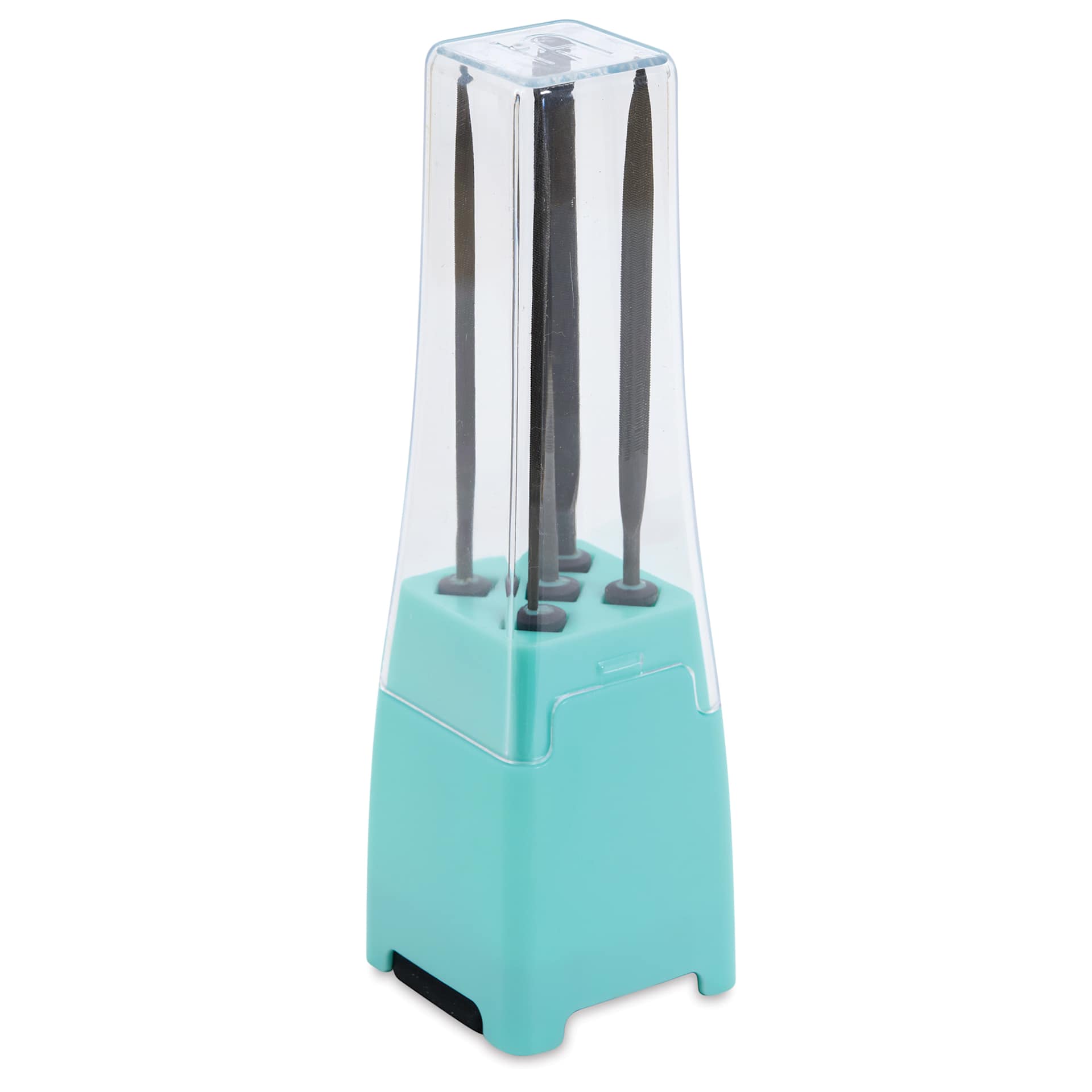 ImpressArt Needle File Set with File Block - Set of 5