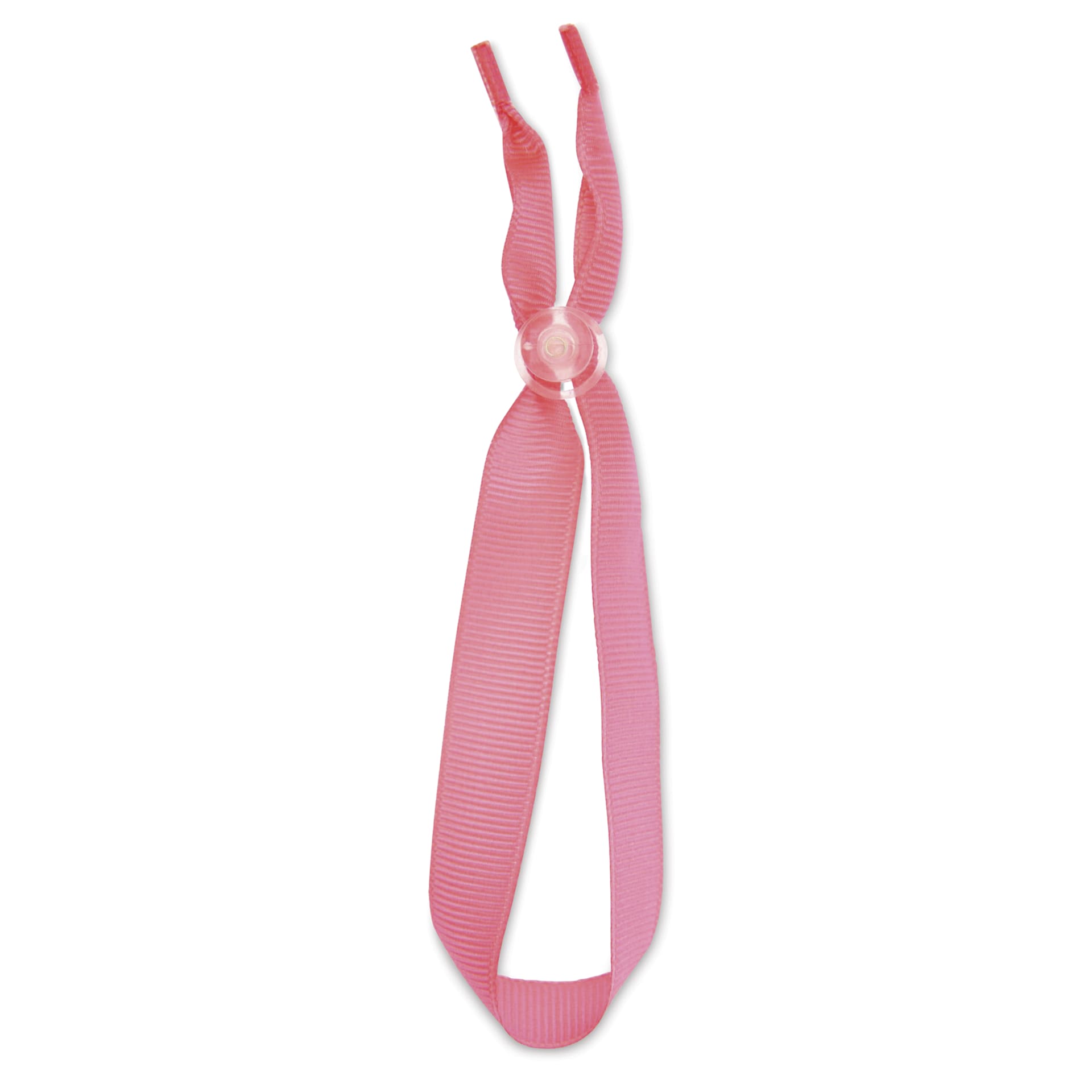 Rico Design Grosgrain Ribbon Bracelets - Neon - finished bracelet example