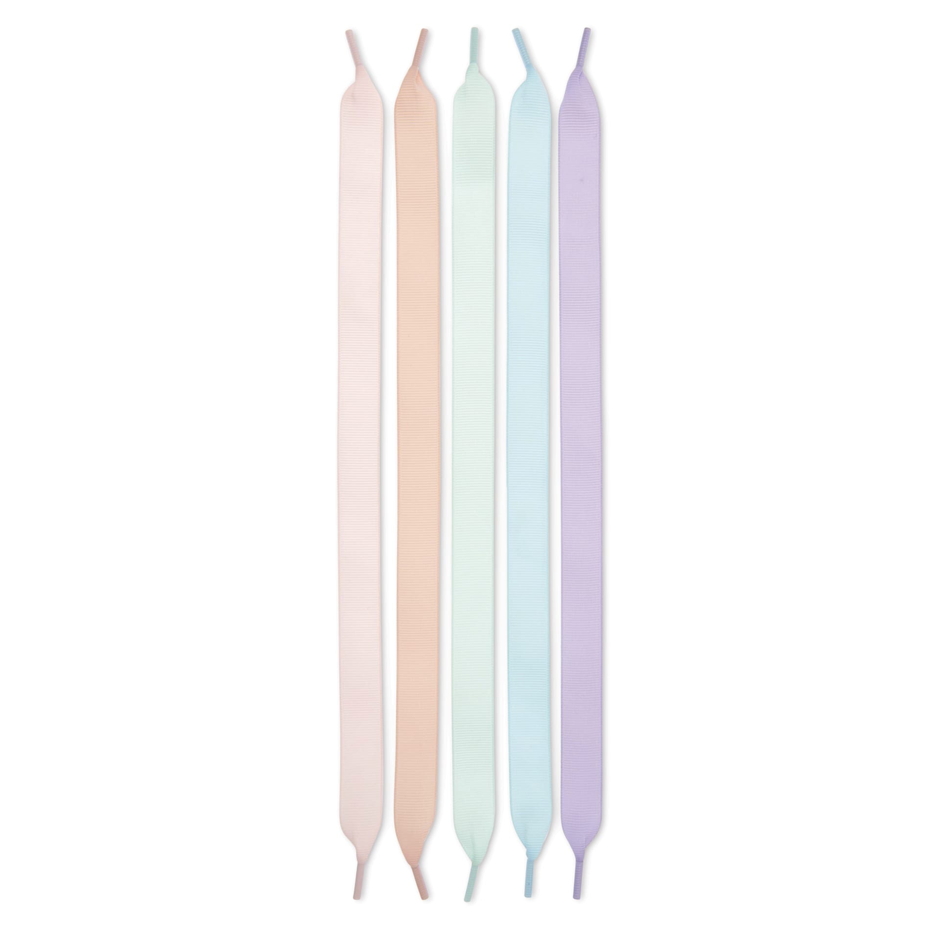 Rico Design Grosgrain Ribbon Bracelets - Pastel - one of each color