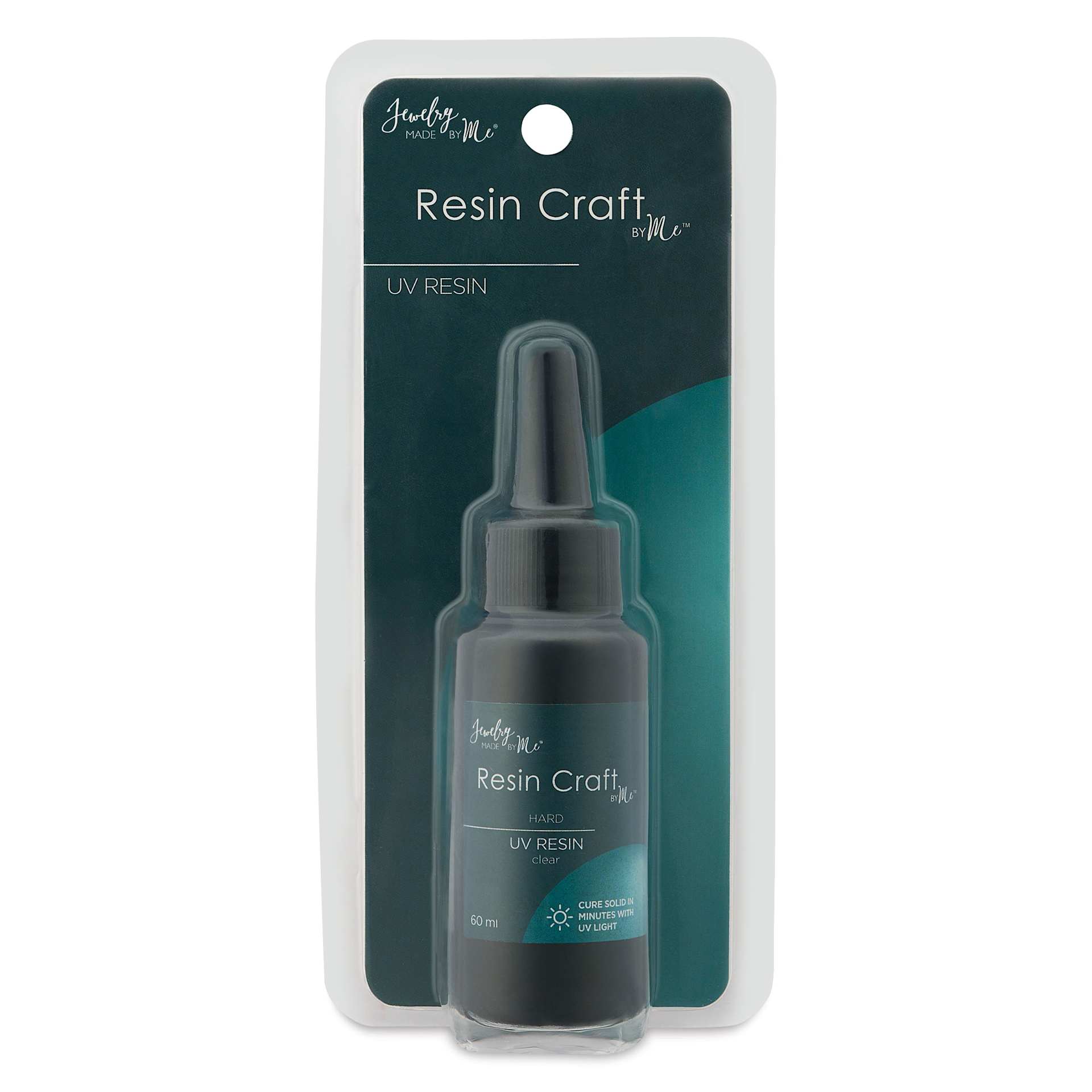Jewelry Made By Me Clear Hard UV Resin - 60 ml Bottle front of packaging