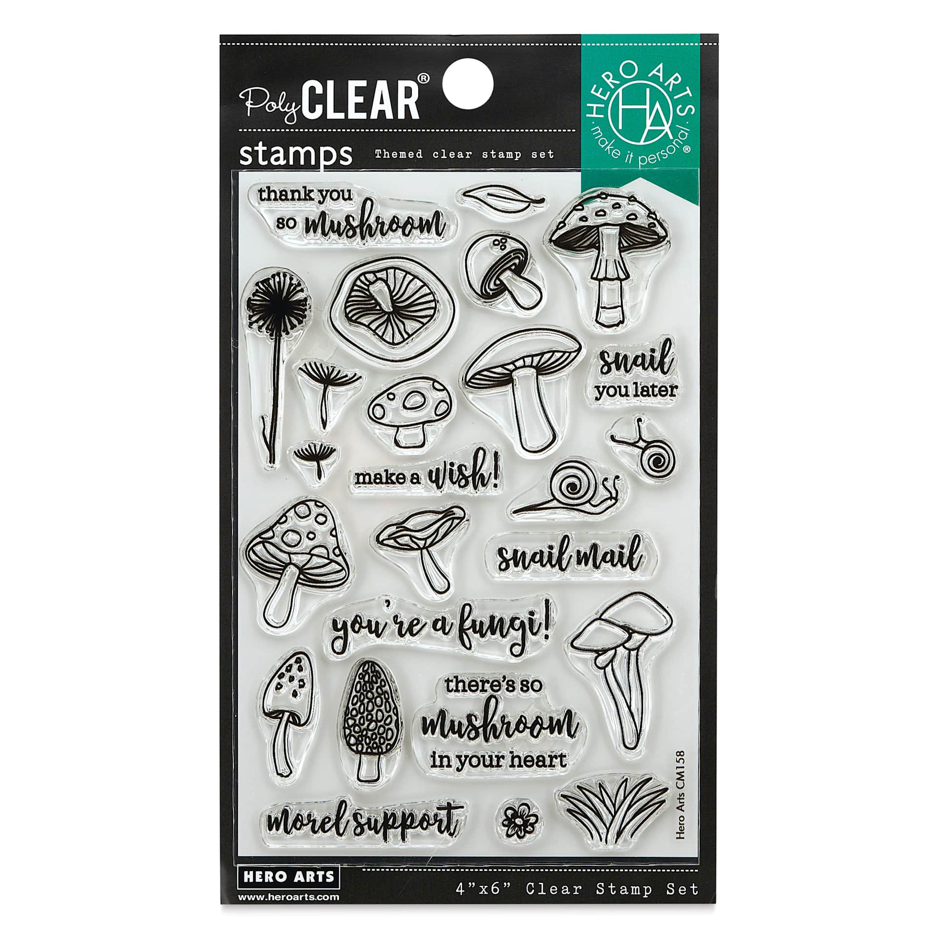 Hero Arts You're A Fungi Clear Stamp Set - Set of 25 front of packaging