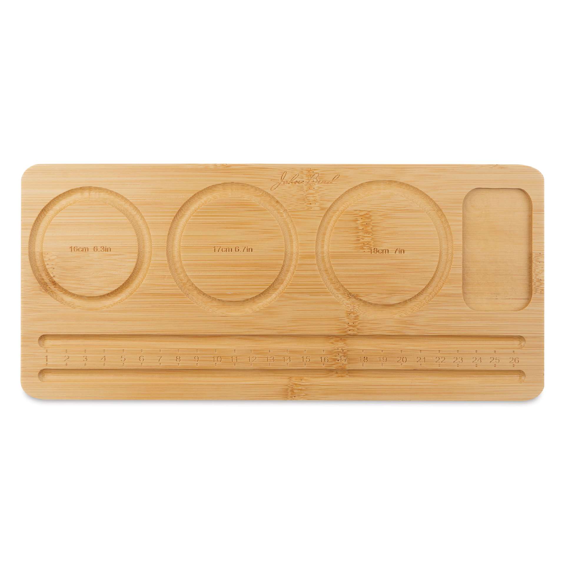 John Bead Wood Bead Board - Mini Bracelet, 13 x 28.5 cm