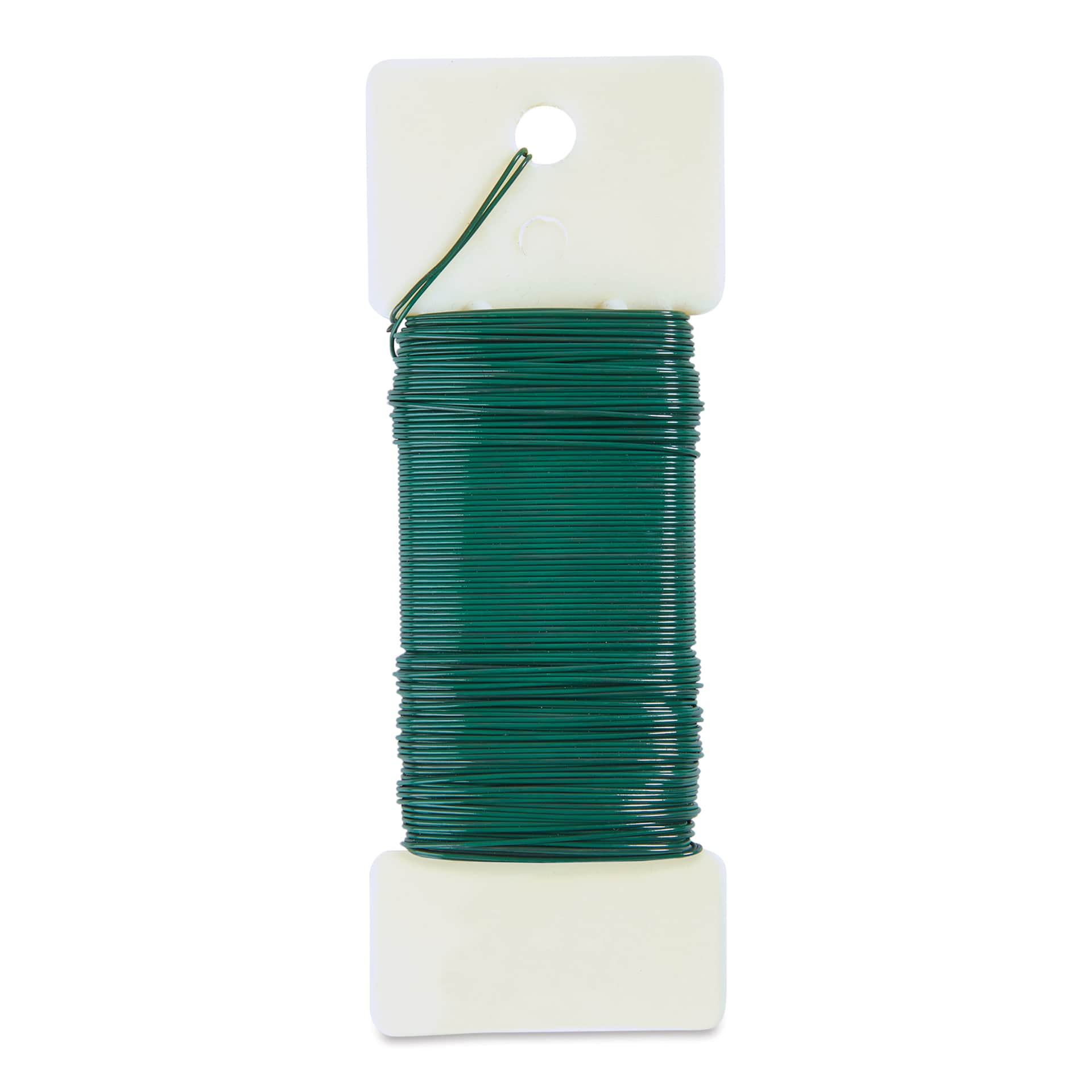 FloraCraft Floral Paddle Wire - Green, 20 gauge