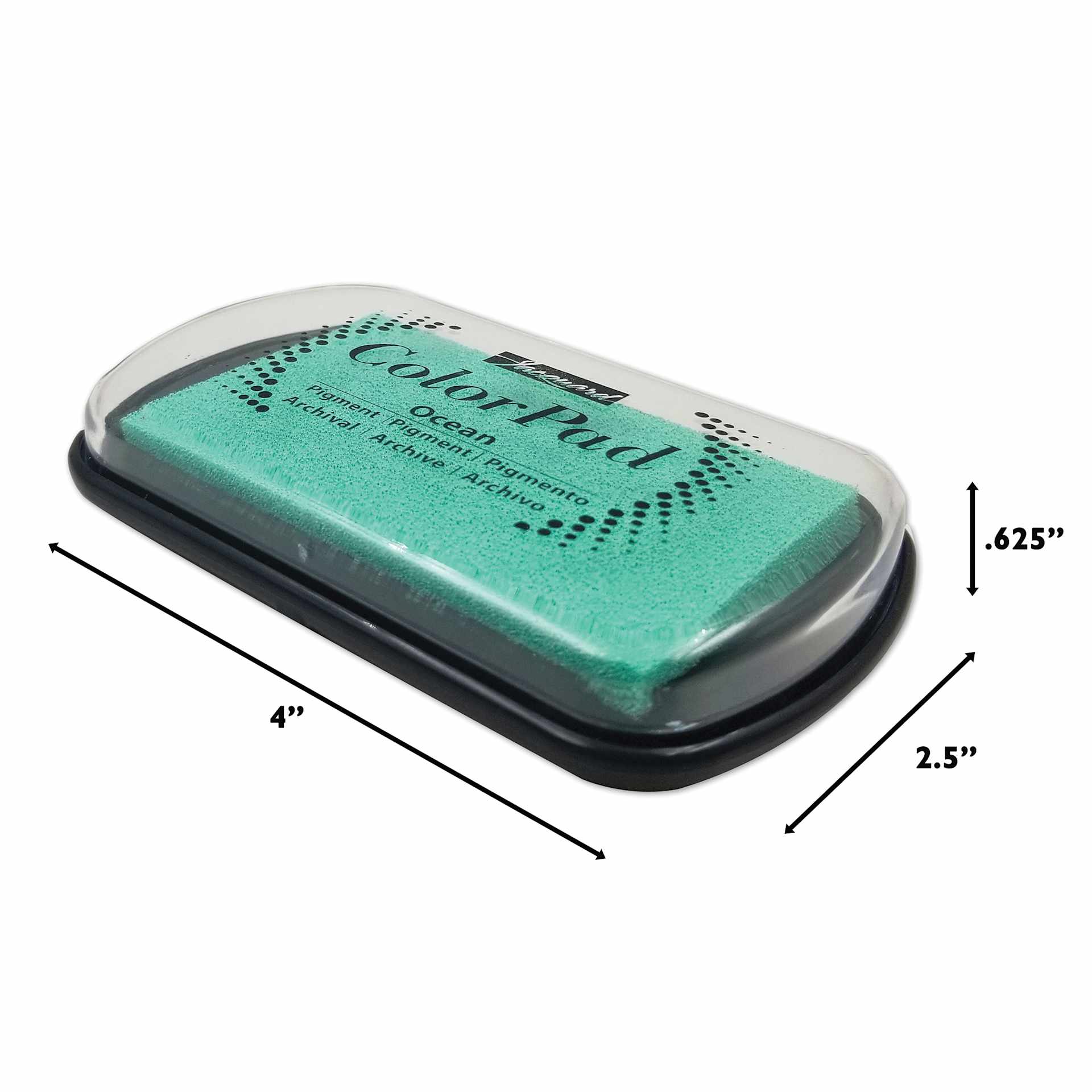 Jacquard ColorPad Pigment Ink Pads closed dimensions