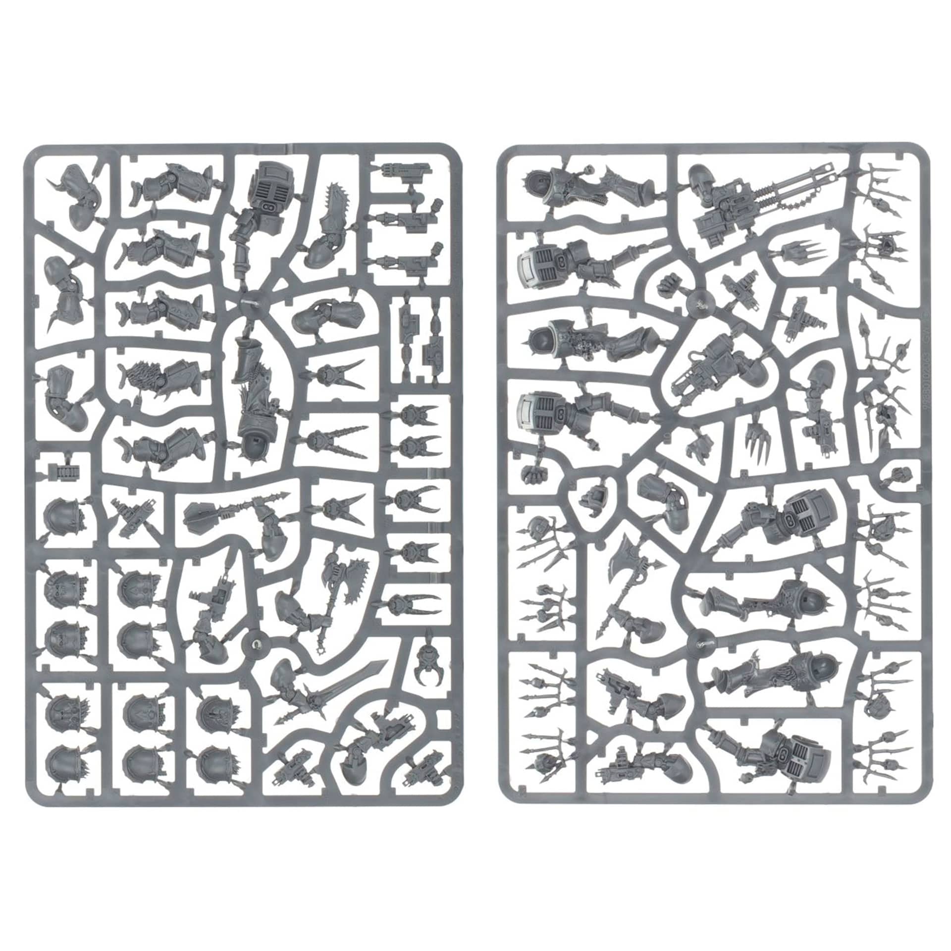 Warhammer 40K Chaos Space Marines Chaos Terminator Squad, intact sprues