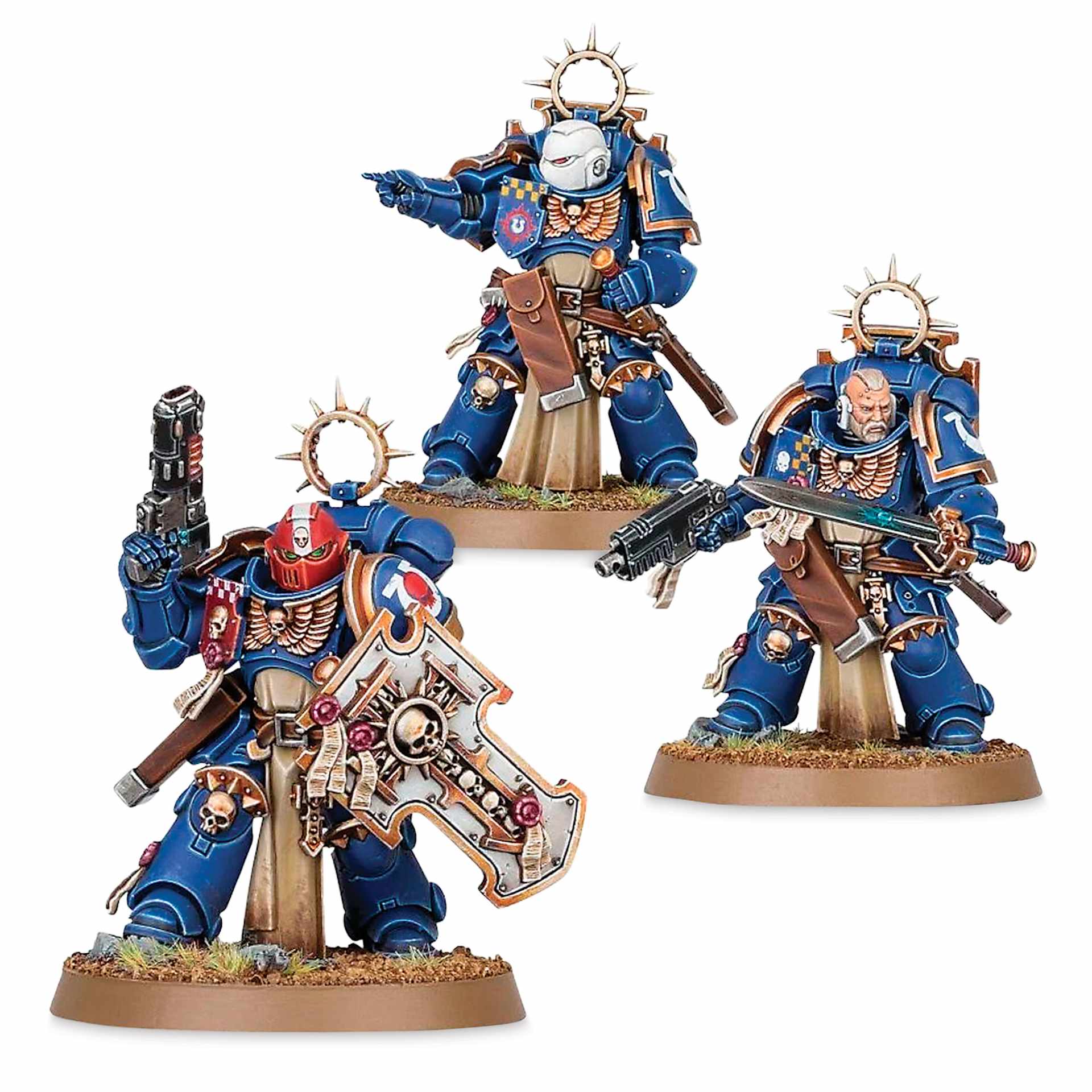 Warhammer 40K Space Marines Bladeguard Veteran Squad (constructed and painted)
