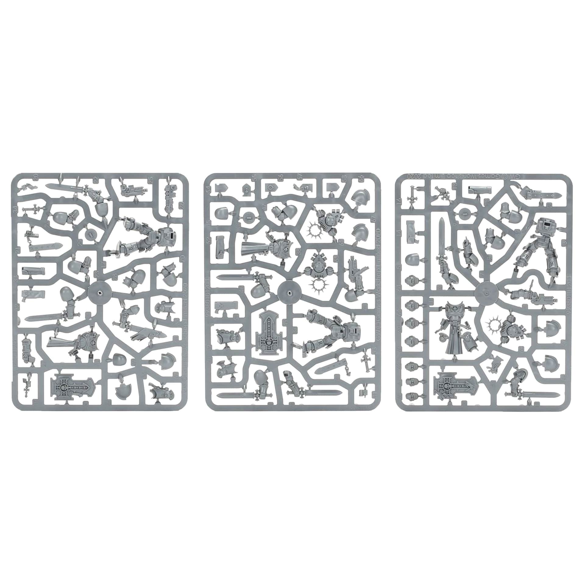 Warhammer 40K Space Marines Bladeguard Veteran Squad, intact sprues