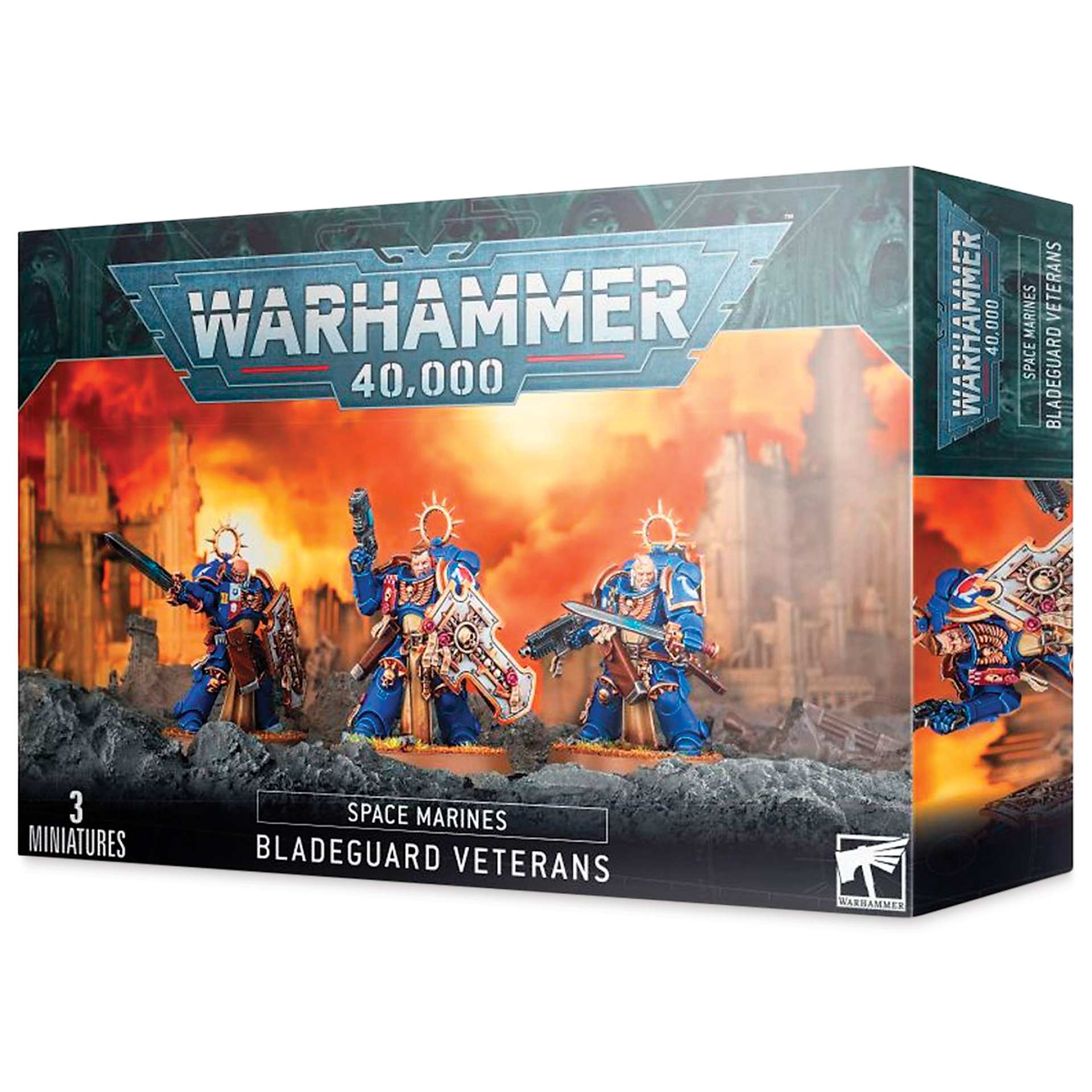 Warhammer 40K Space Marines Bladeguard Veteran Squad, packaging