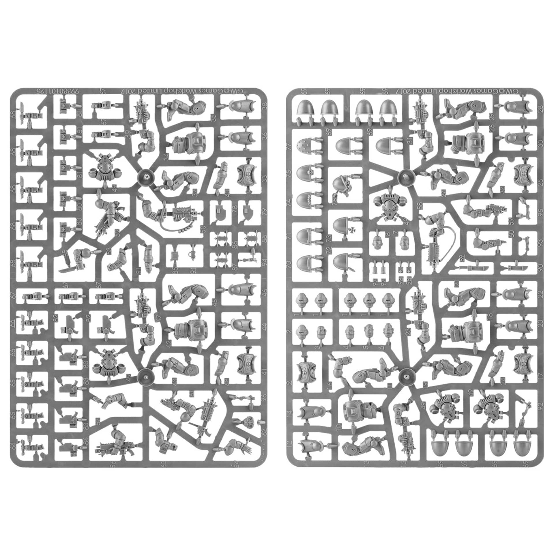 Warhammer 40K Space Marines Primaris Intercessors Squad, intact sprues