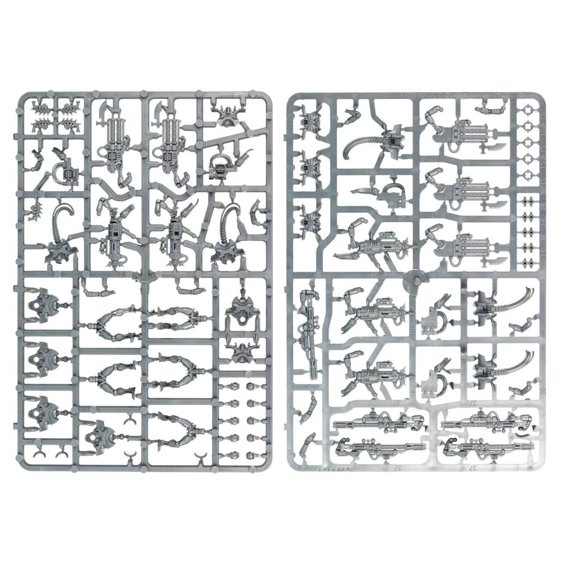 Warhammer 40K Necron Immortals Deathmarks, sprues