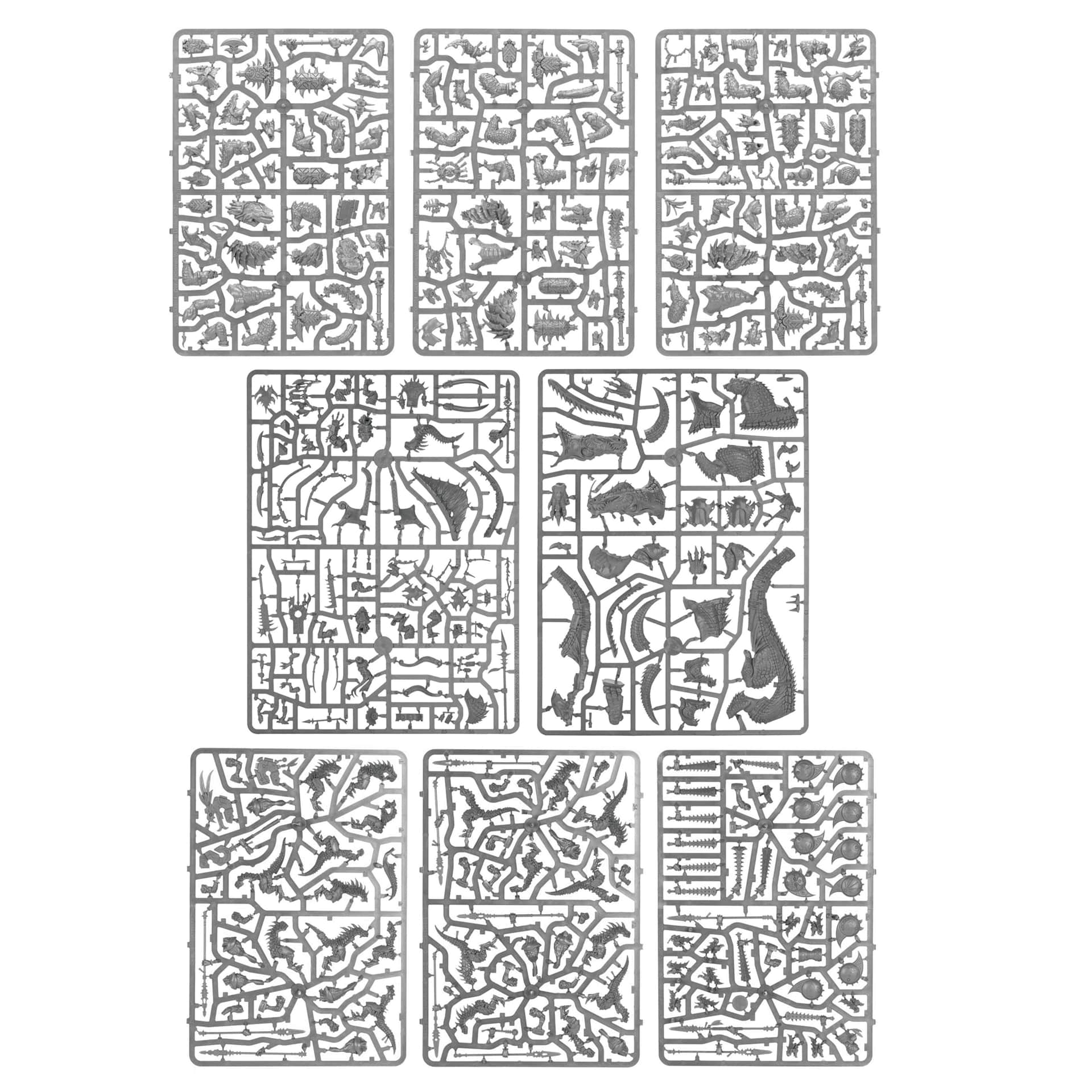 Warhammer Age of Sigmar Spearhead Seraphon, sprues